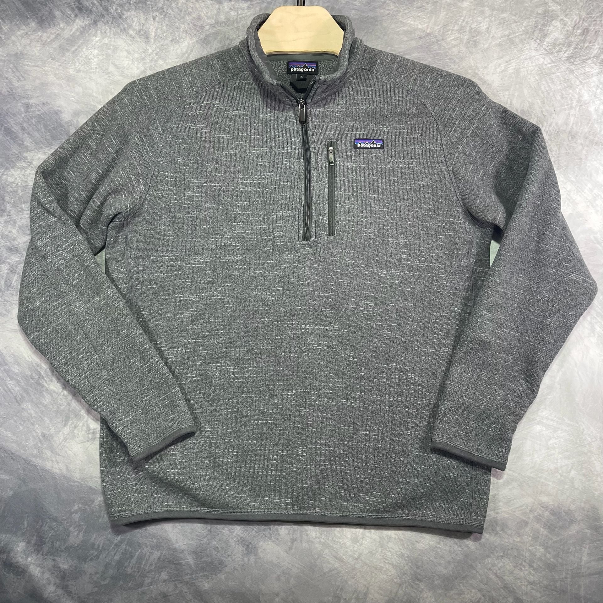 Patagonia Better Sweater Fleece Quarter Zip Size XL Gray 3