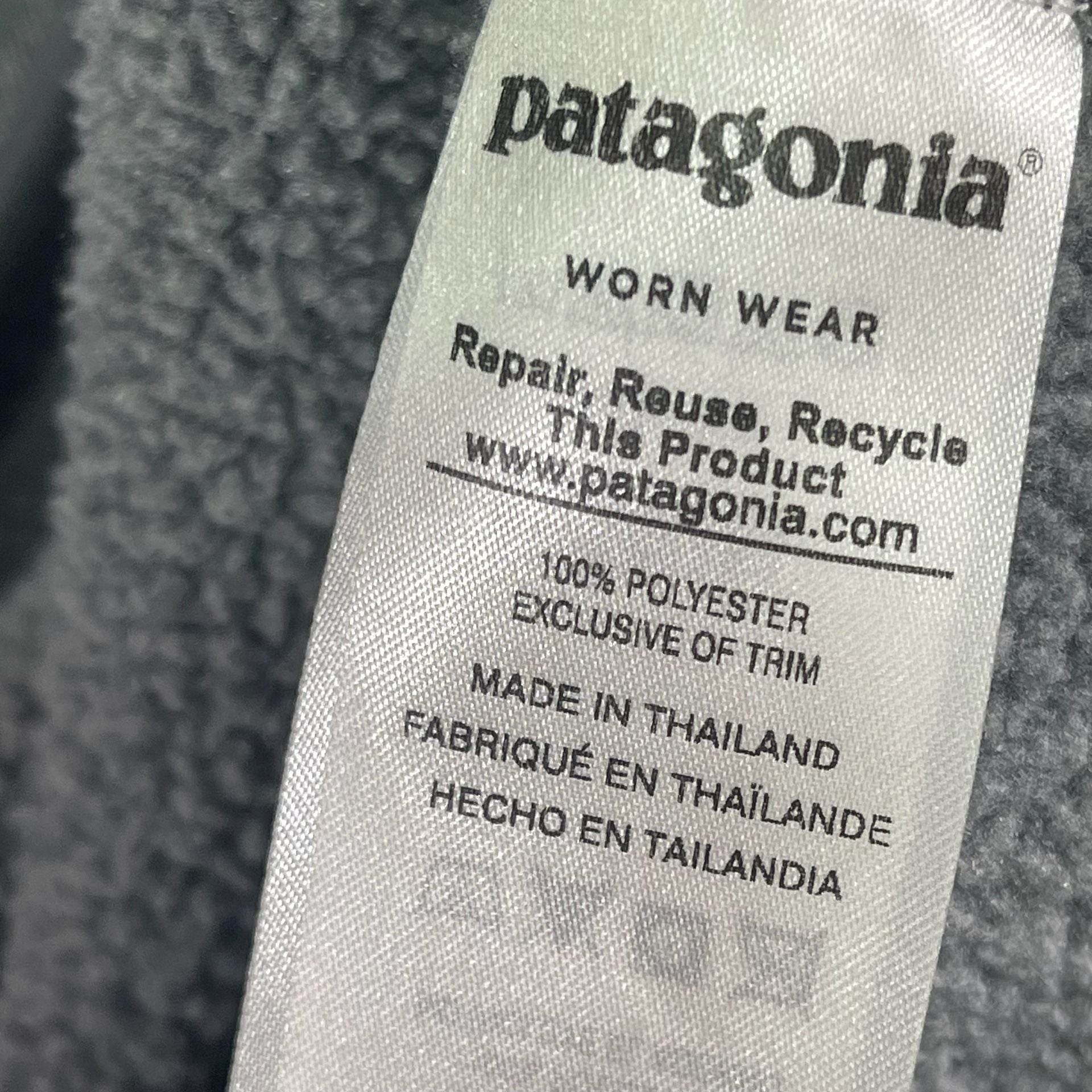 Patagonia Better Sweater Fleece Quarter Zip Size XL Gray 7