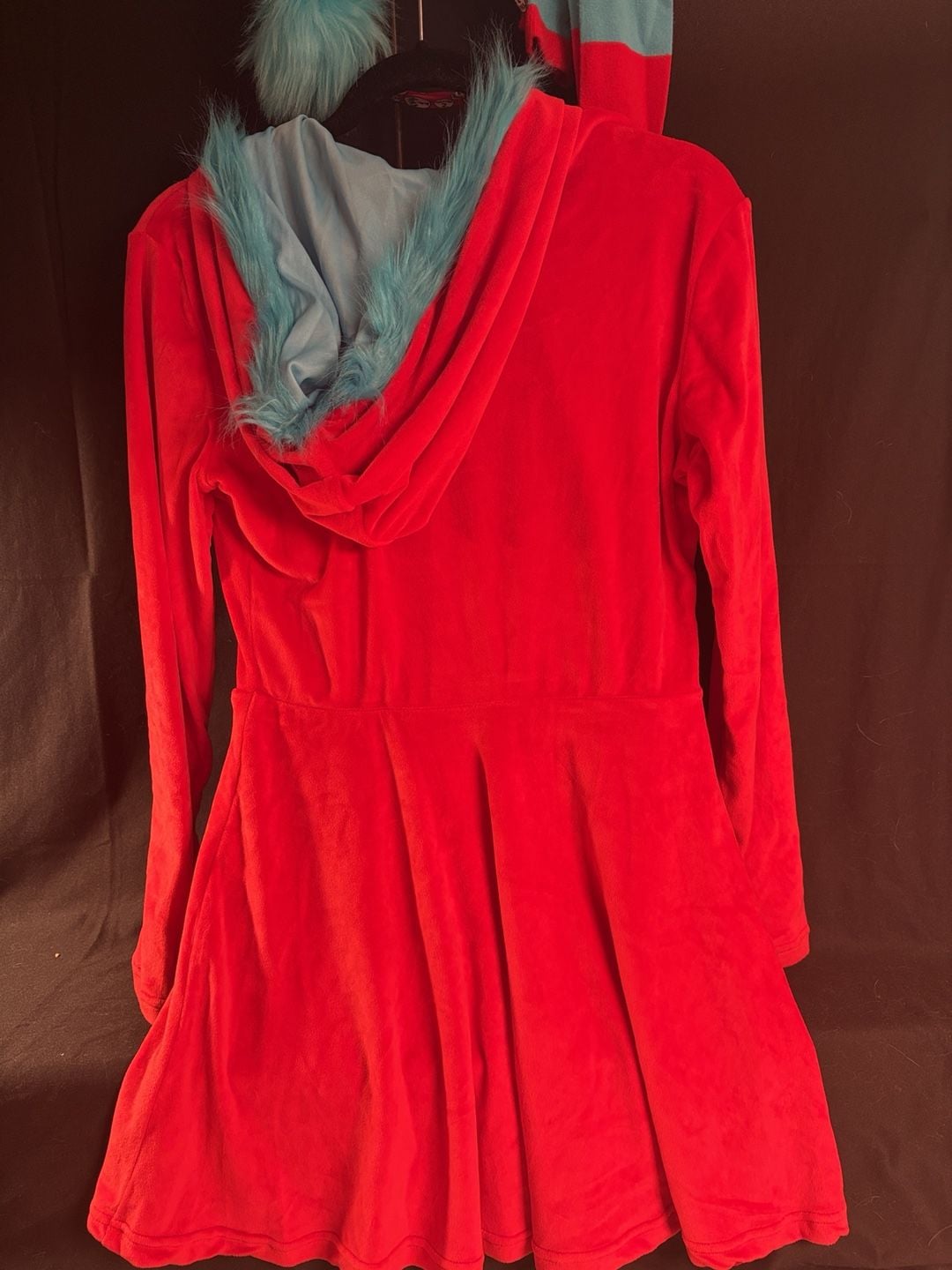 Dr. Seuss Thing 2 Costume Dress Size M Red Blue 6