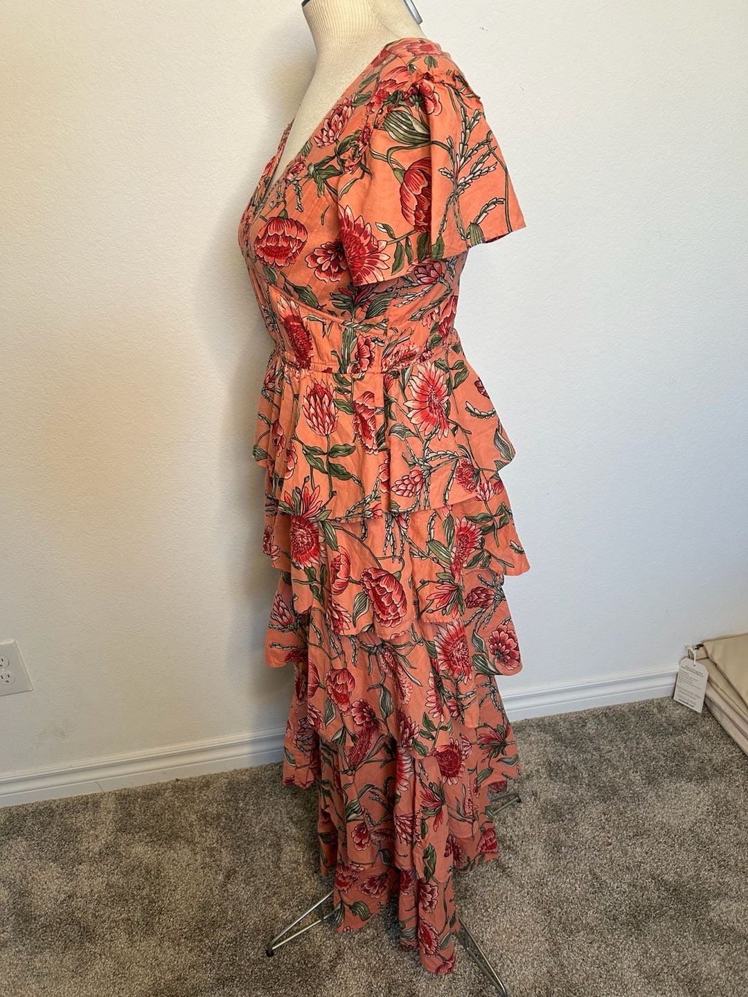 Brigit Tiered Midi Dress 3