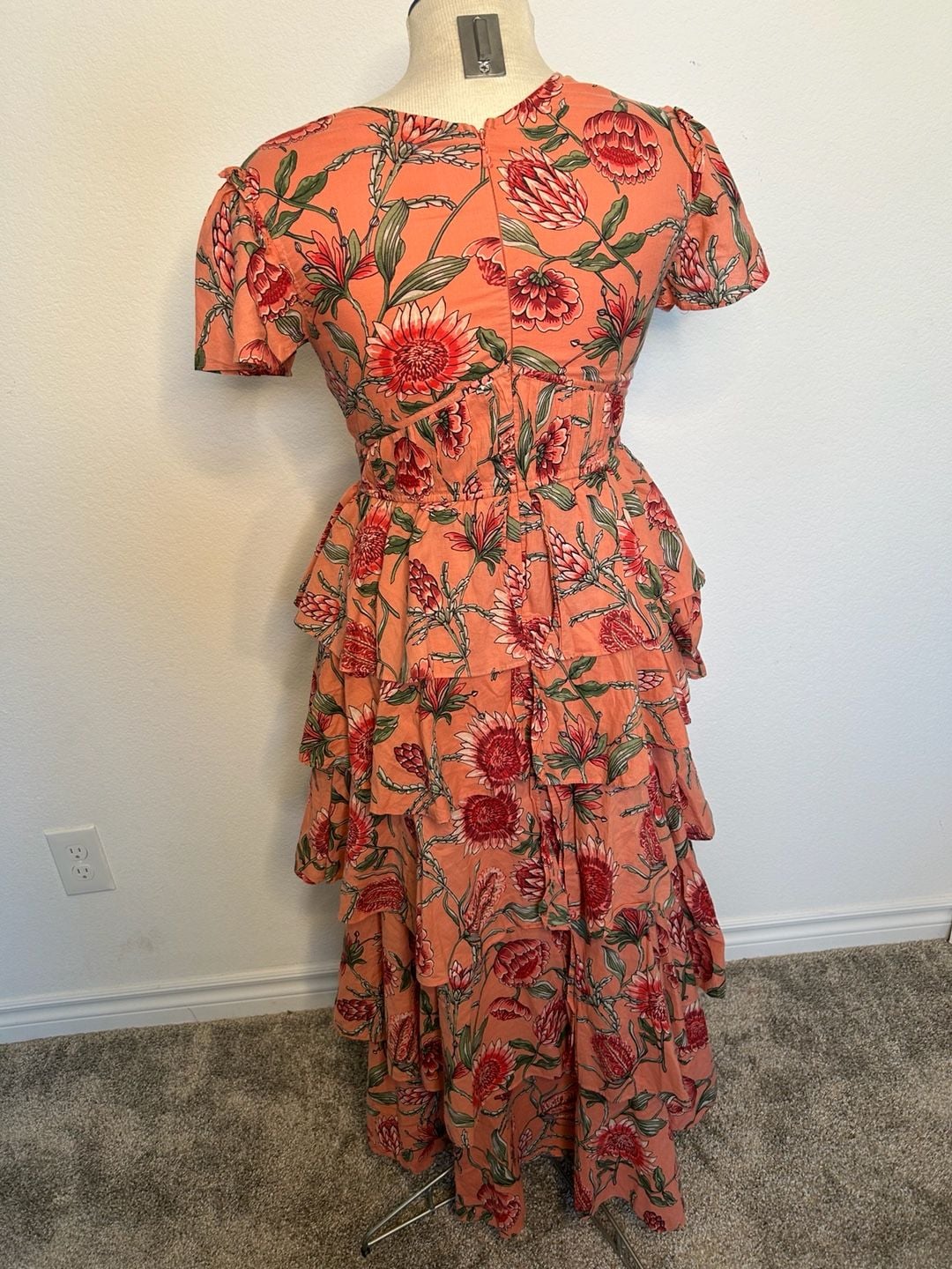 Brigit Tiered Midi Dress 4