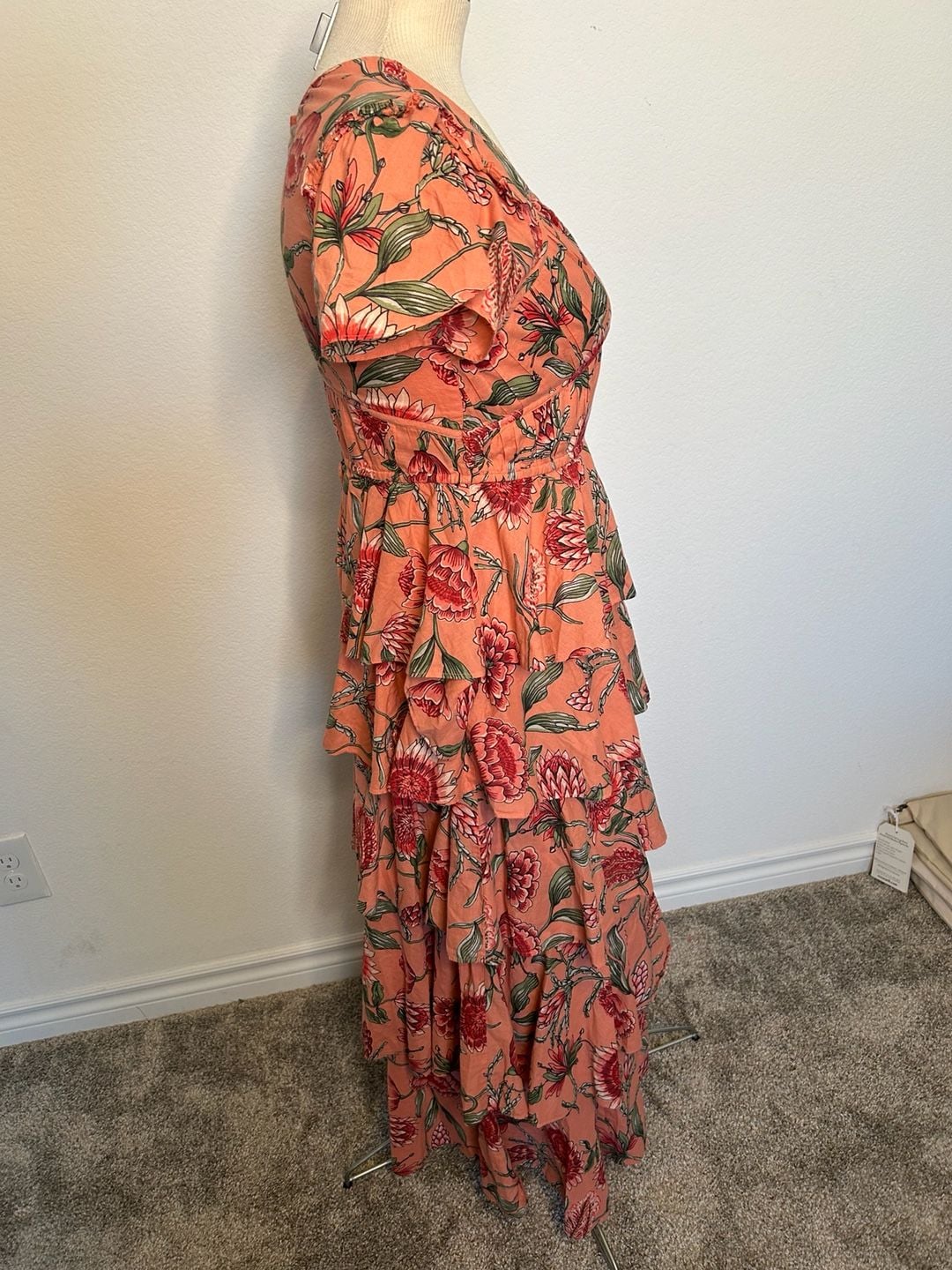 Brigit Tiered Midi Dress 5