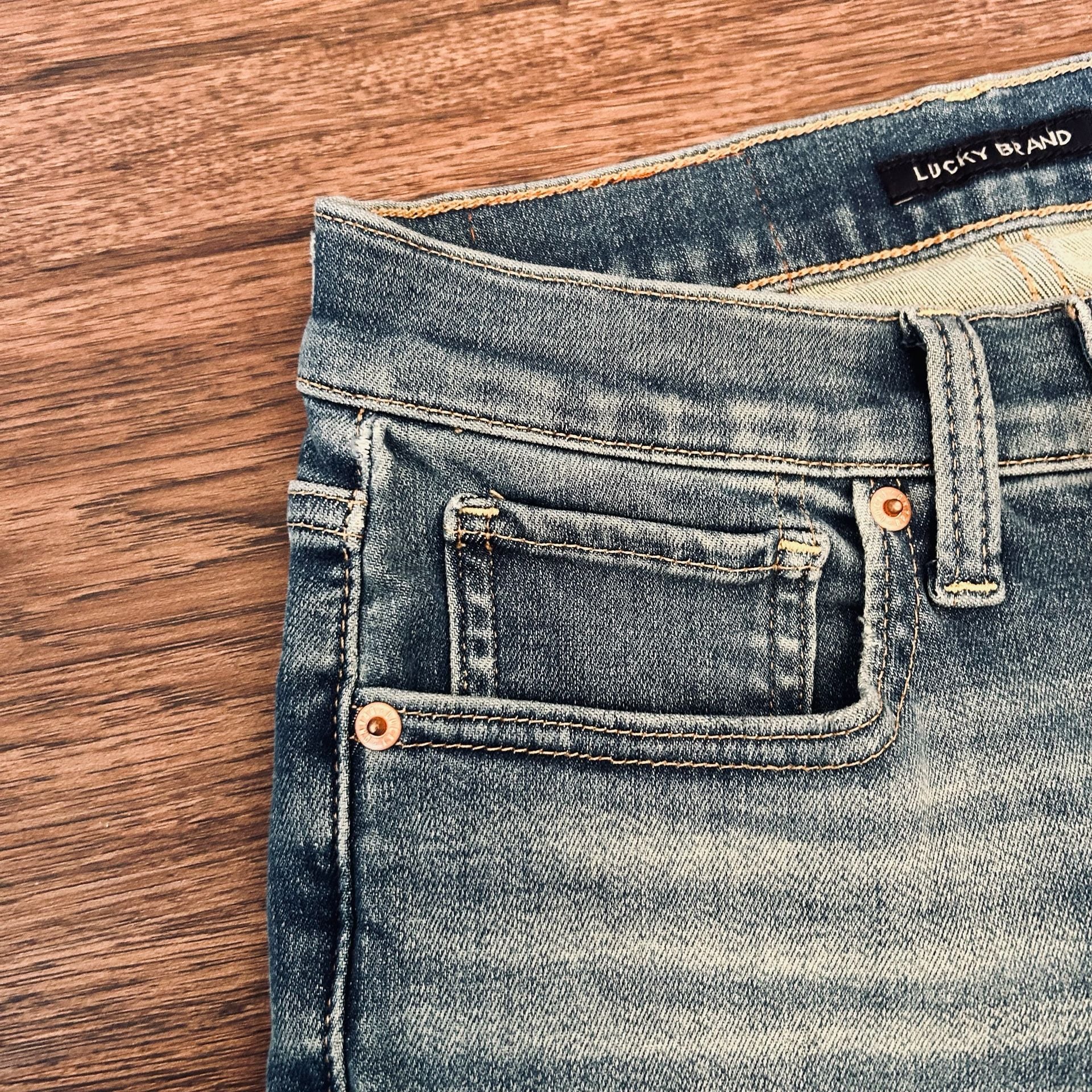 Lucky Brand Flare Jeans Blue Denim Flare Leg 5