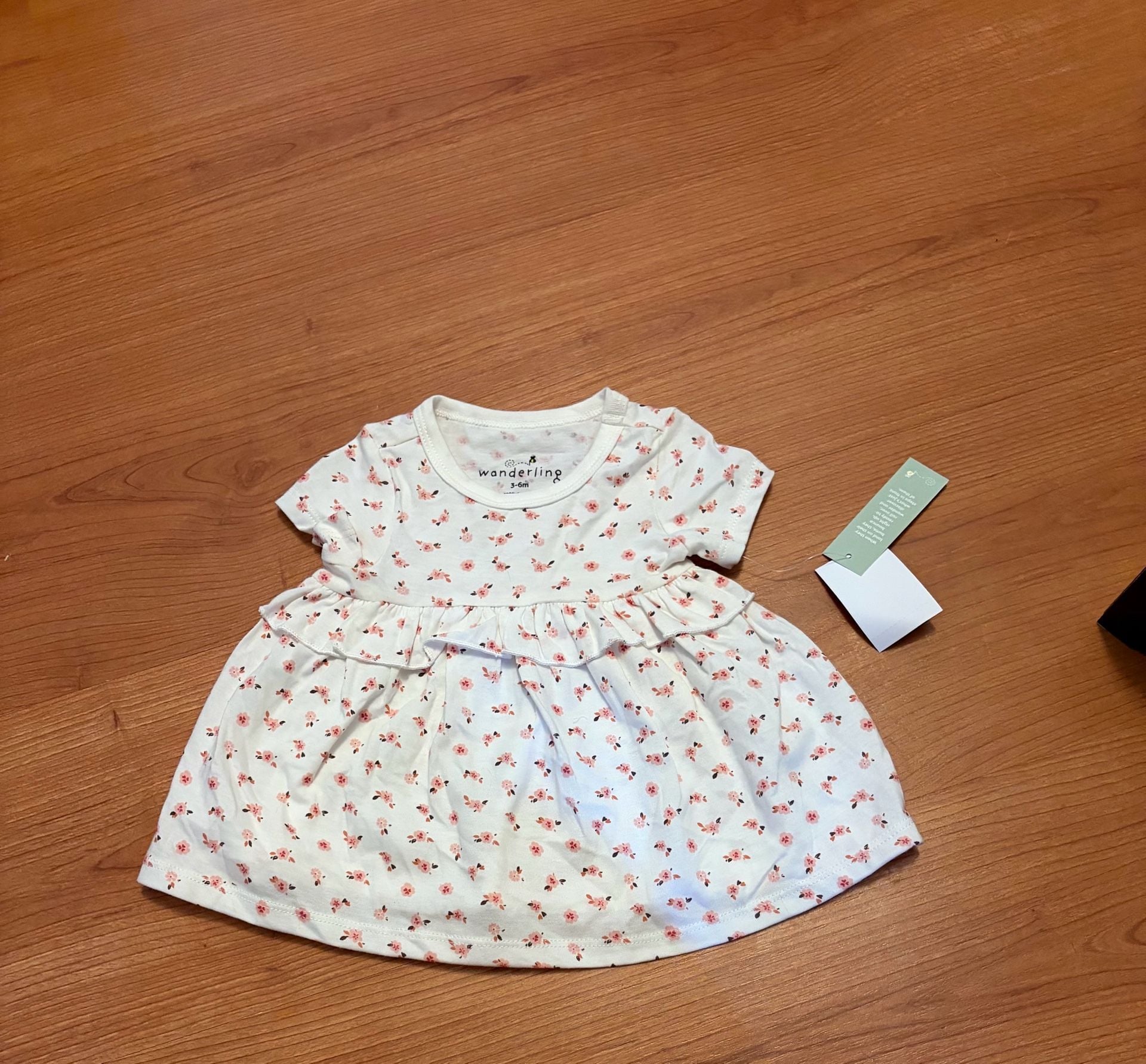 Wanderling Floral Dress Size 3-6M Bear Cub 2
