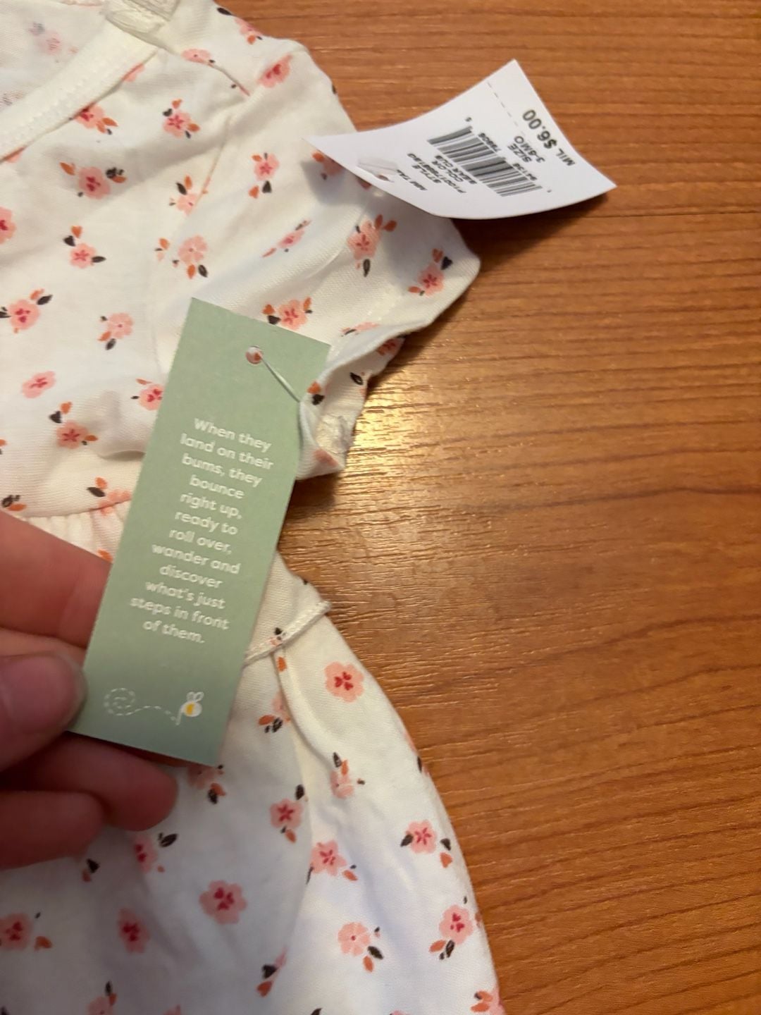 Wanderling Floral Dress Size 3-6M Bear Cub 4