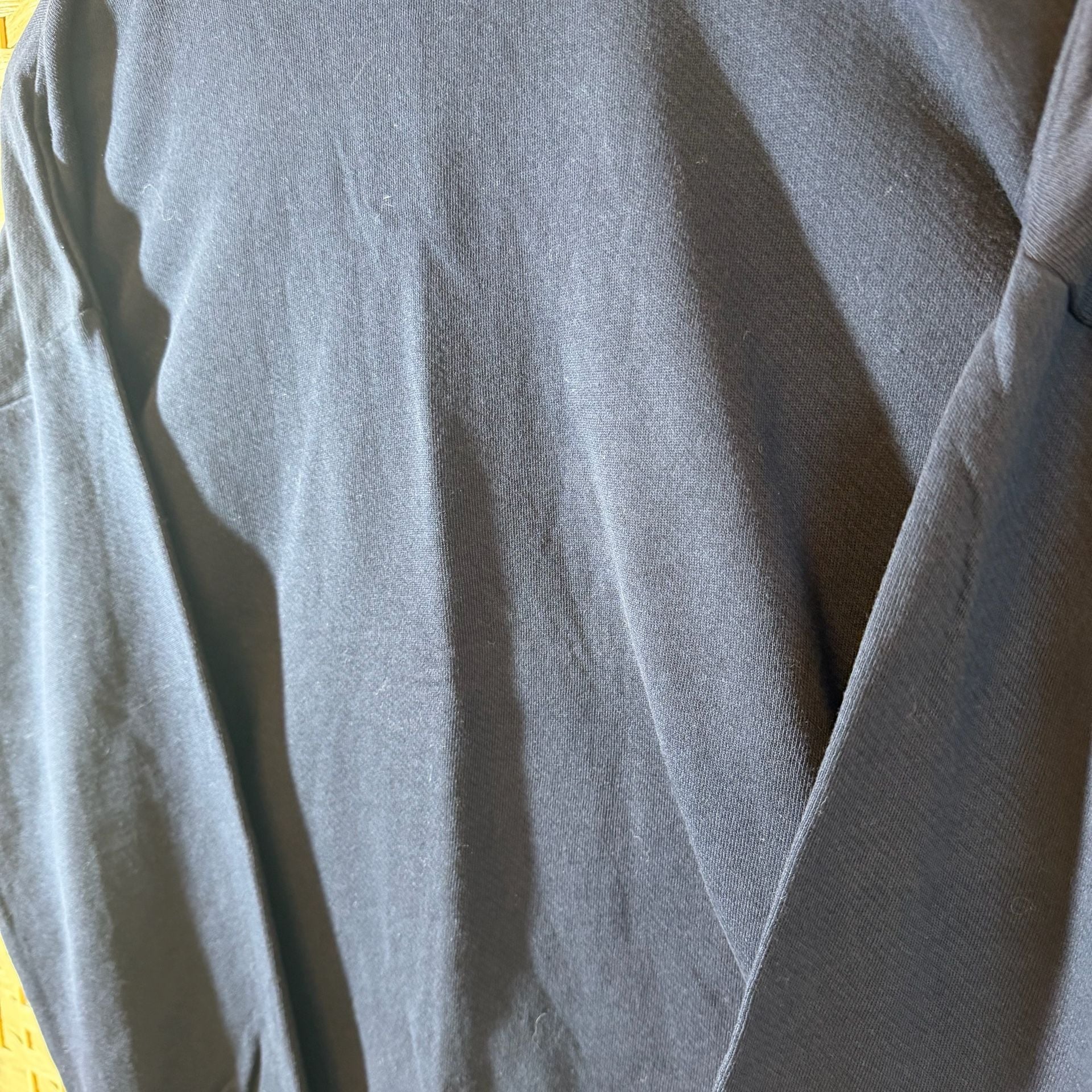J.Crew Sweatshirt Navy Blue Ruffle Collar Size Medium 3