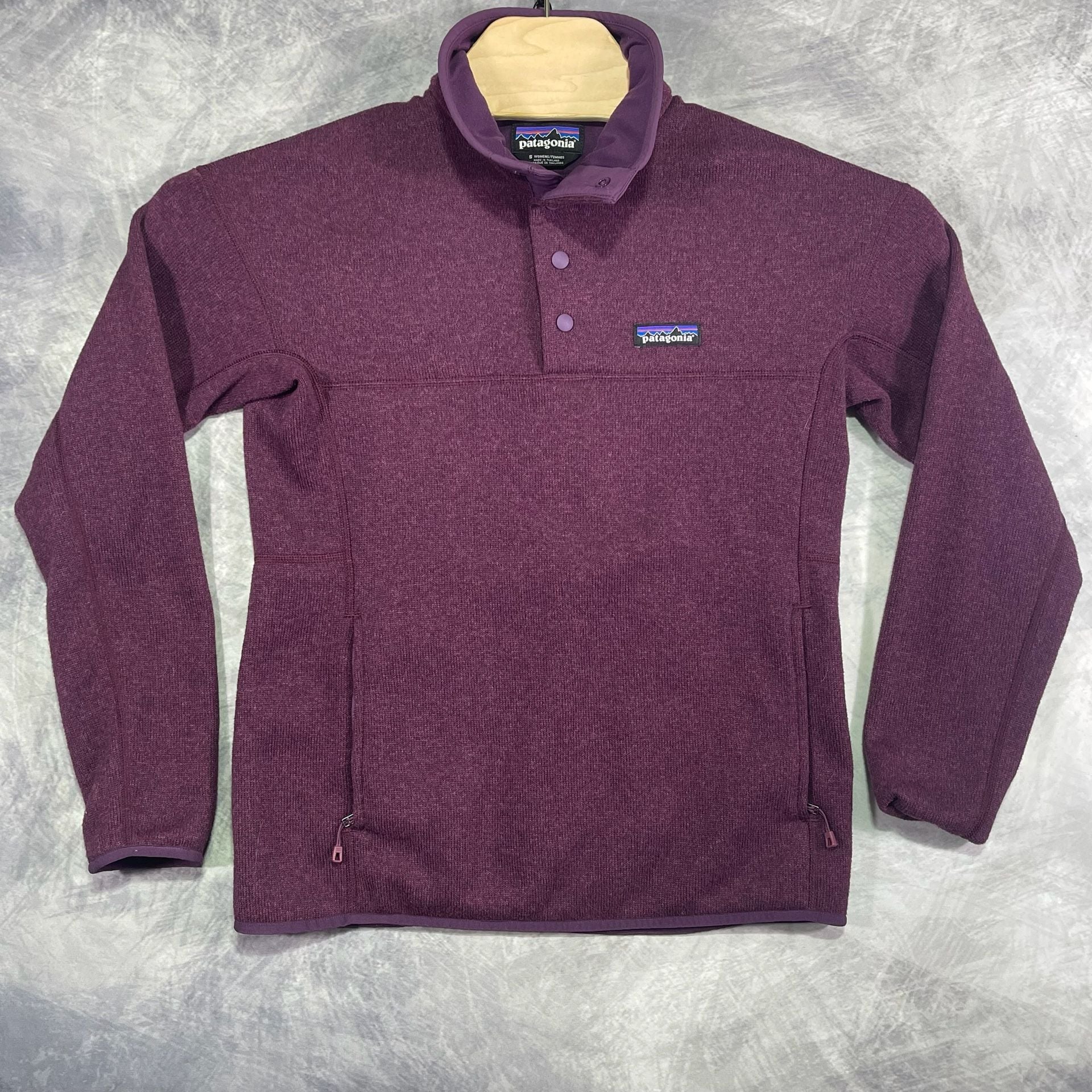 Patagonia Snap-T Fleece Pullover Size S Purple 3