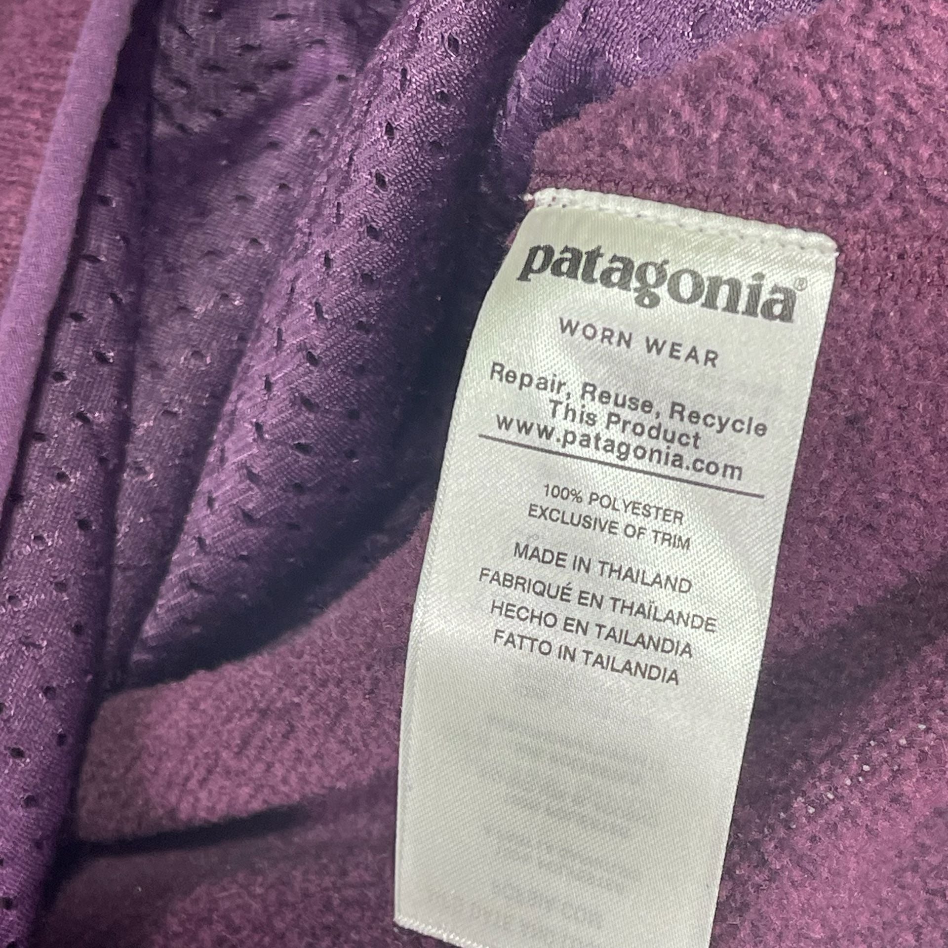 Patagonia Snap-T Fleece Pullover Size S Purple 7