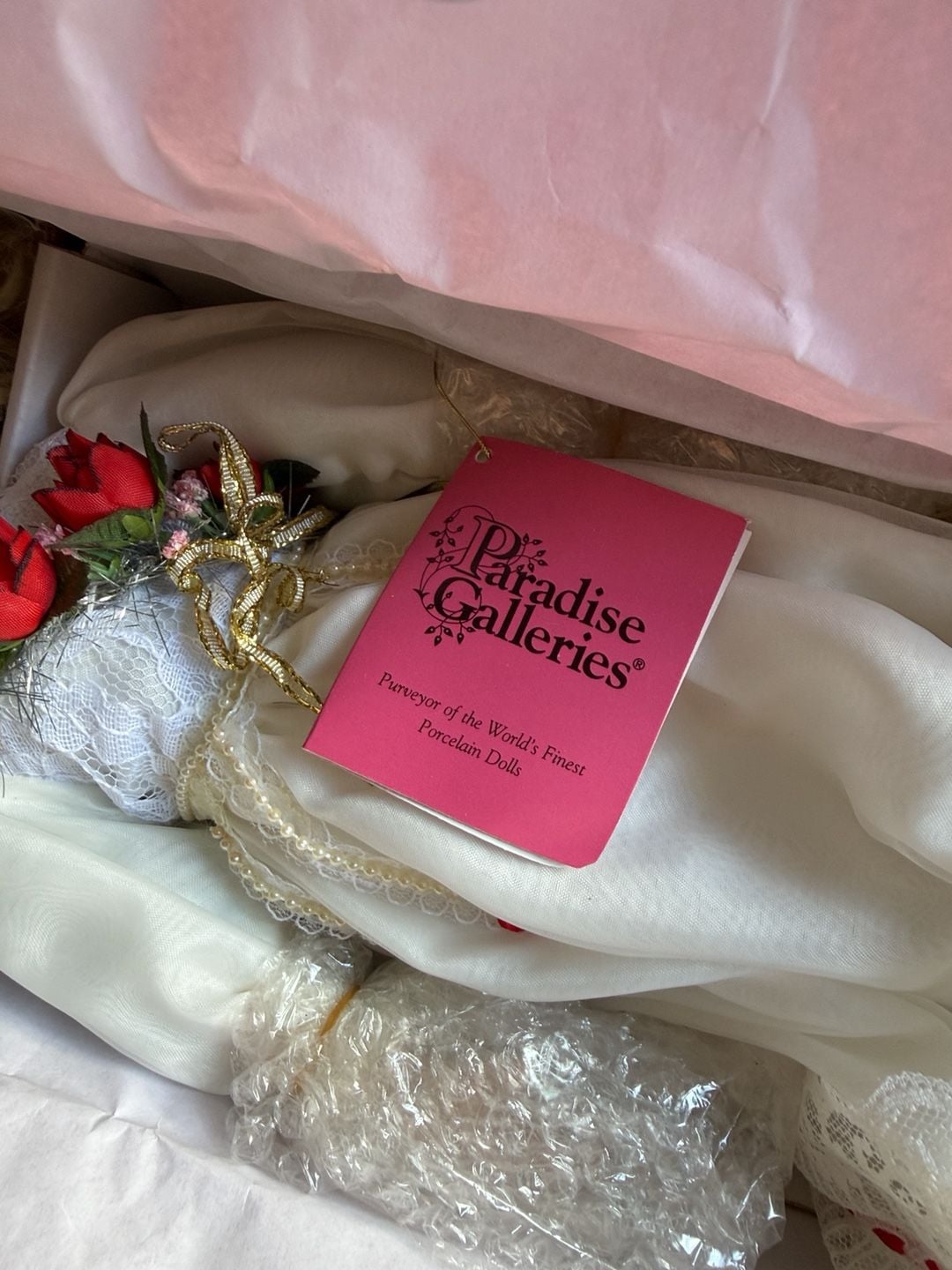 Paradise Galleries Treasury Collection Porcelain Doll In Box 5