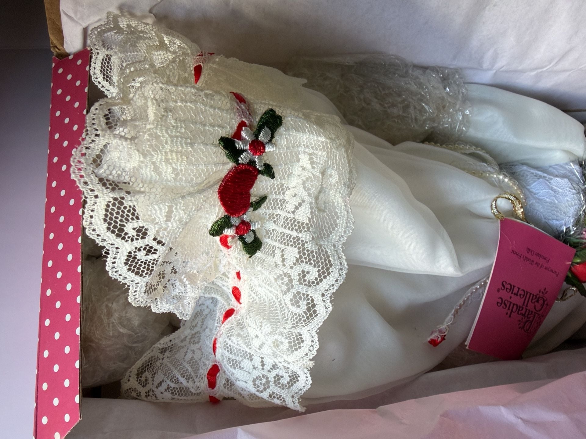 Paradise Galleries Treasury Collection Porcelain Doll In Box 8