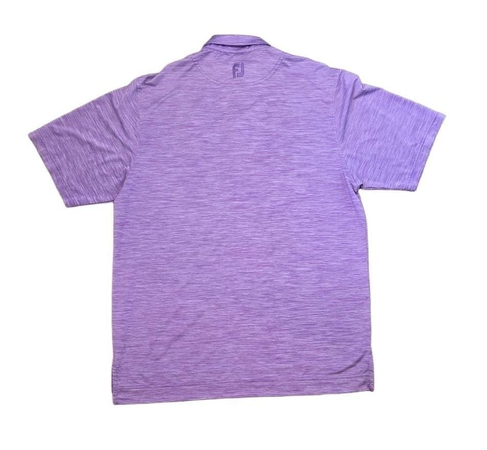 FootJoy Mens Large Purple Heather Cranberry Highlands Golf Course Polo Shirt 3