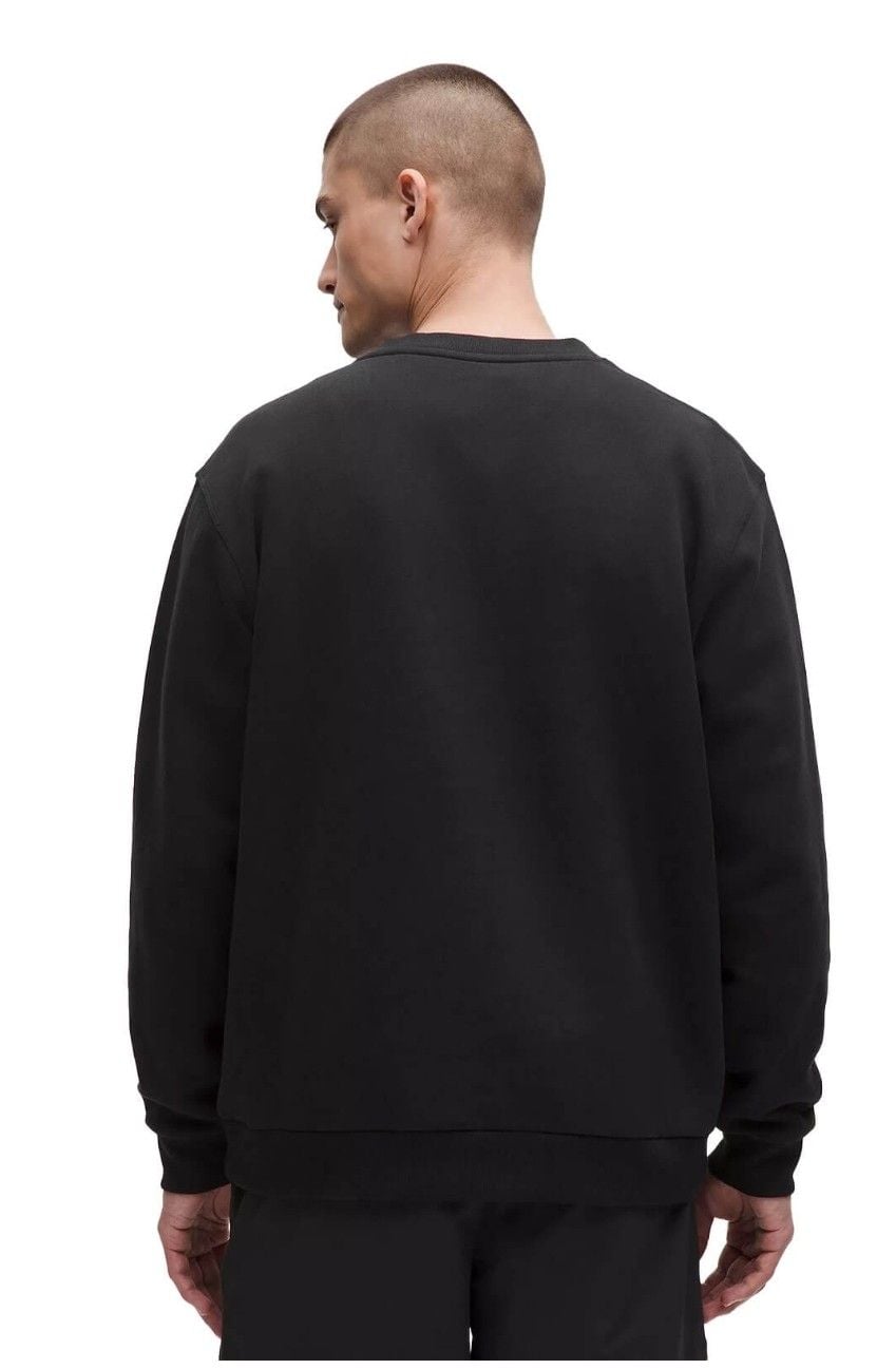 Lululemon Men Steady State Crewneck Pullover Black Sz MEDIUM 3