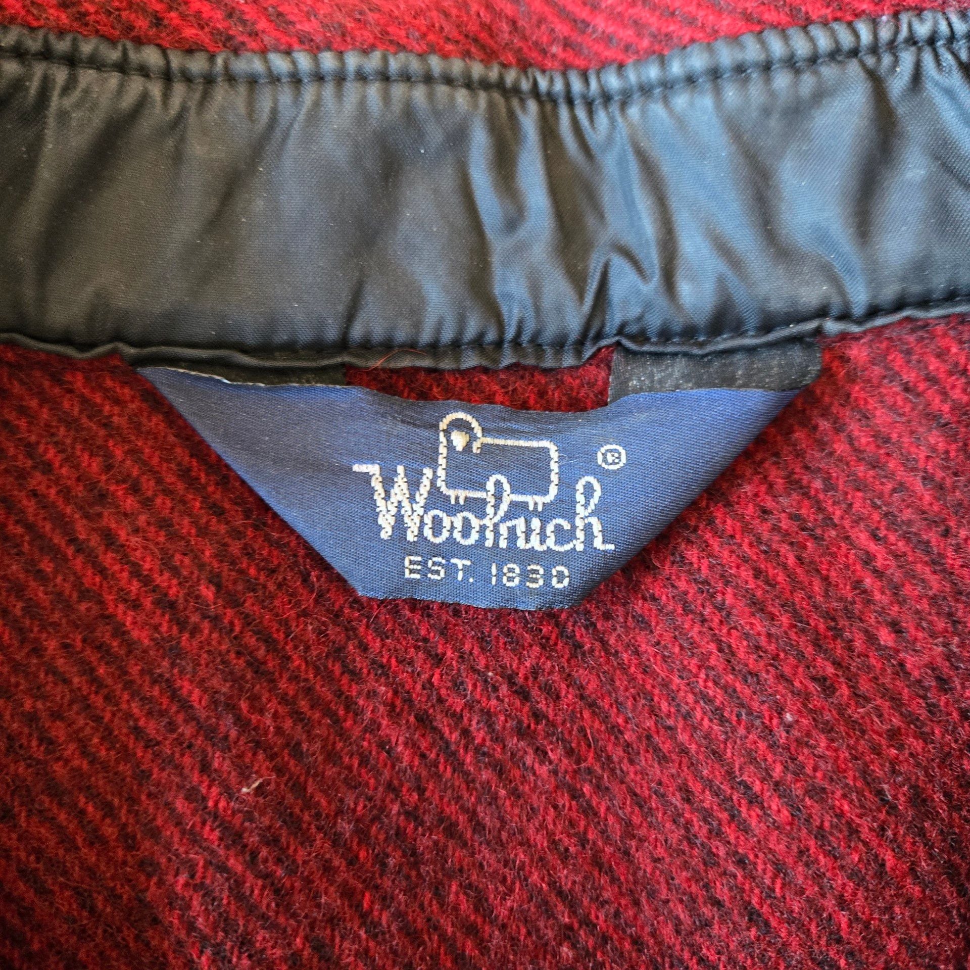 Woolrich Wool Shirt Jacket Red 5