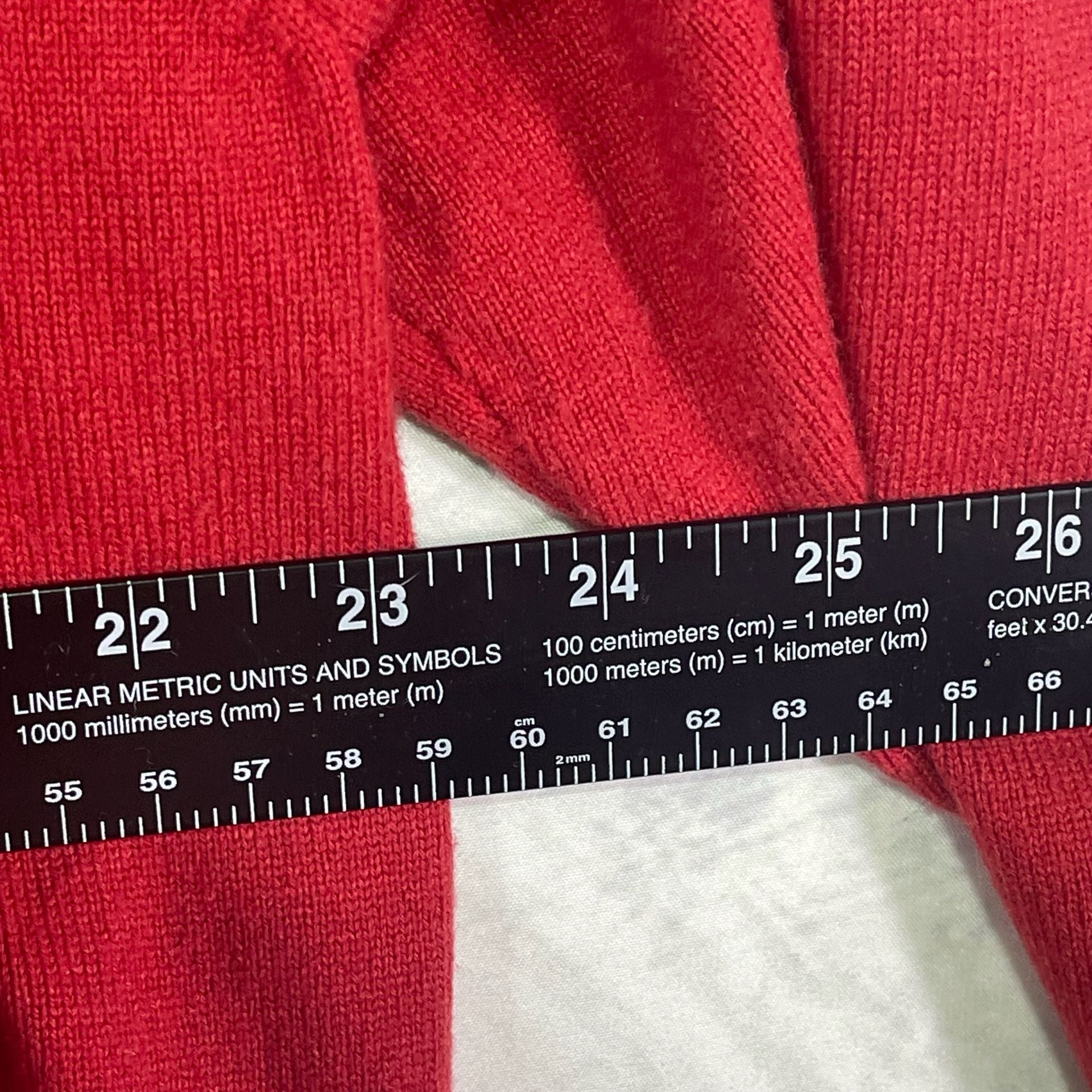 Peter Millar Luxe Blend 1/4 Zip Sweater XL Red Wool Cashmere 6