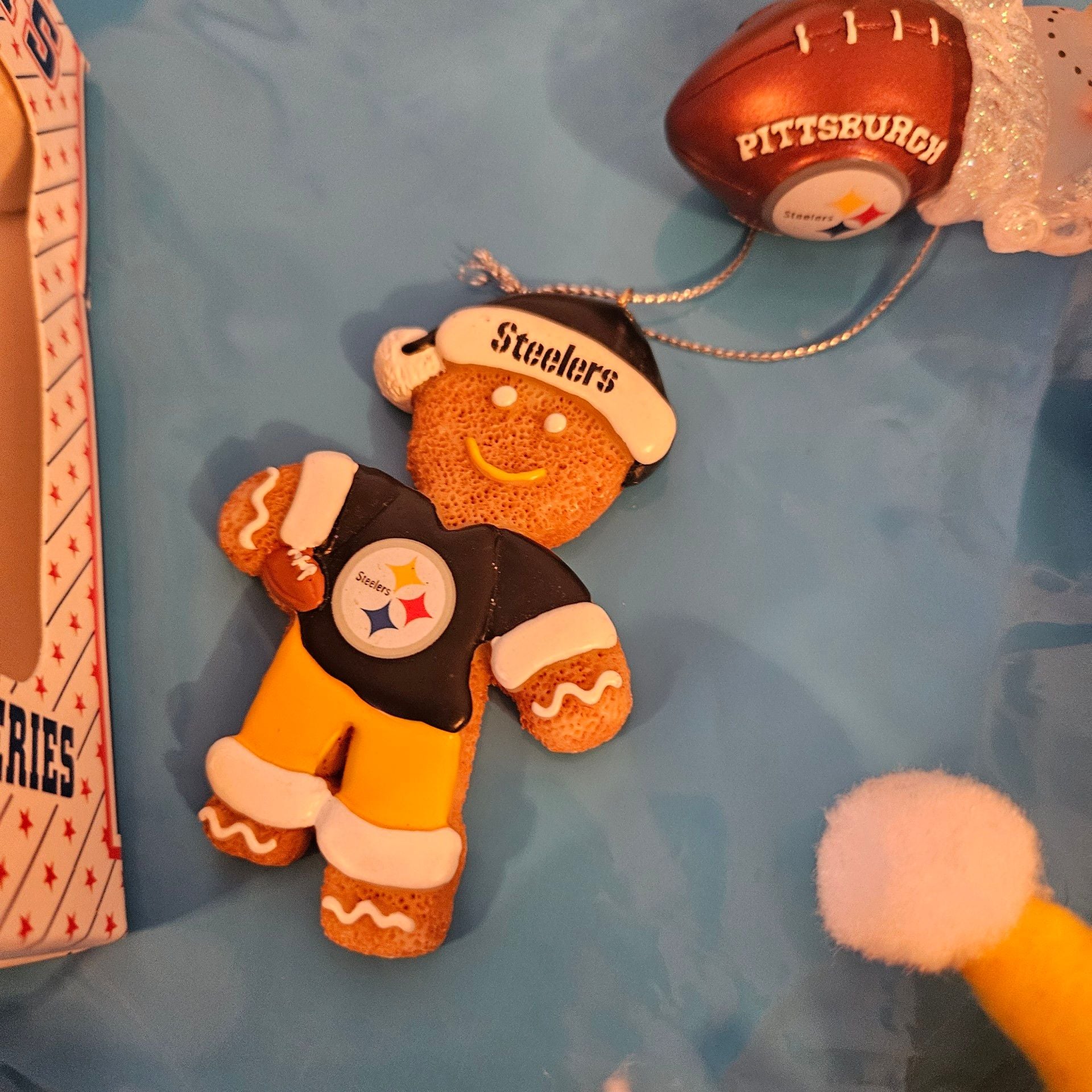 Pittsburgh Steelers NFL Christmas Ornaments Lot of 7 Collector Series 6