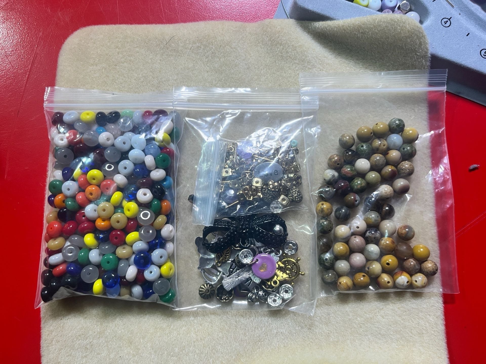 Assorted Craft Beads Lot Mix Styles and Colors 7