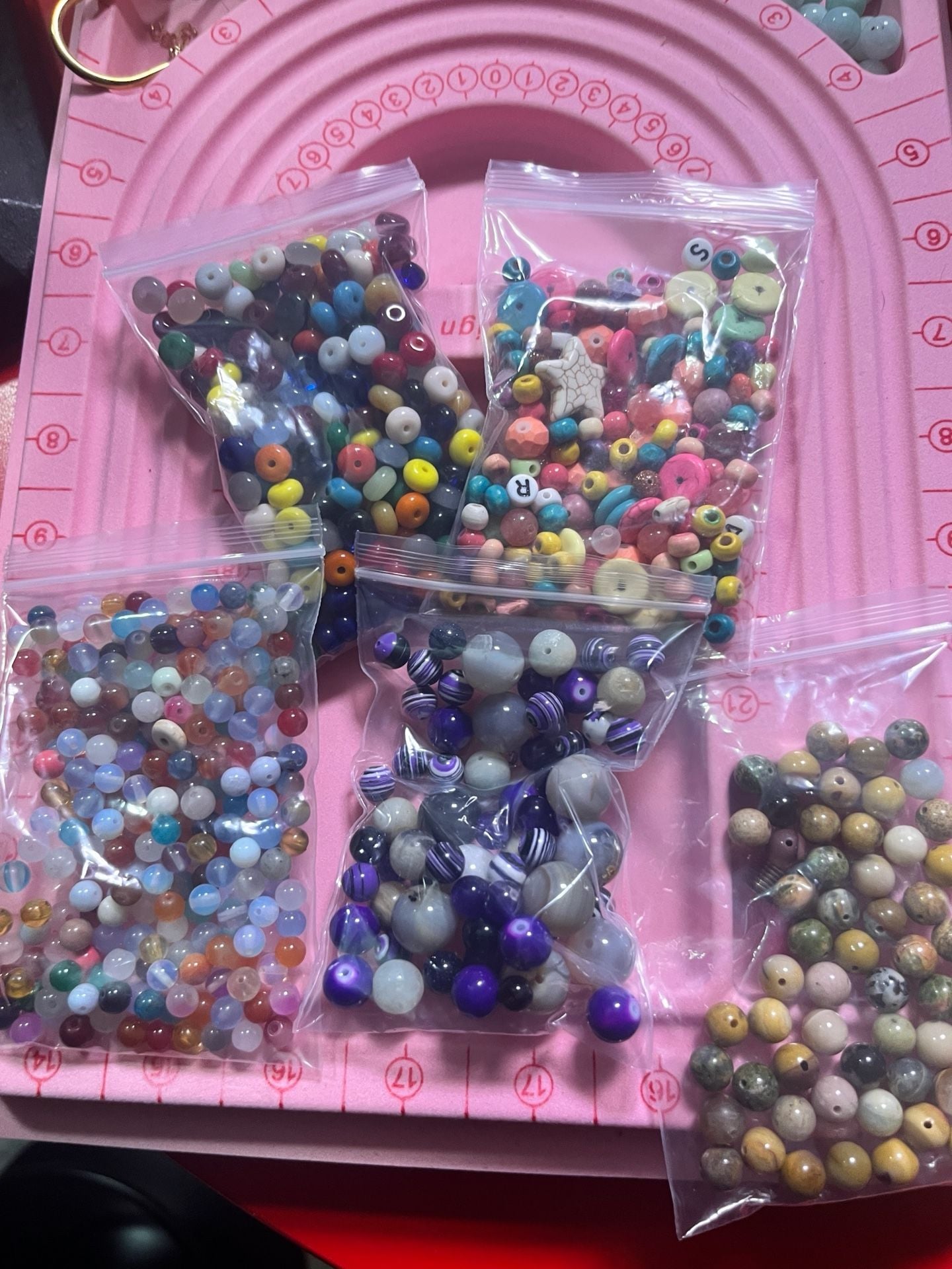 Assorted Craft Beads Lot Mix Styles and Colors 8