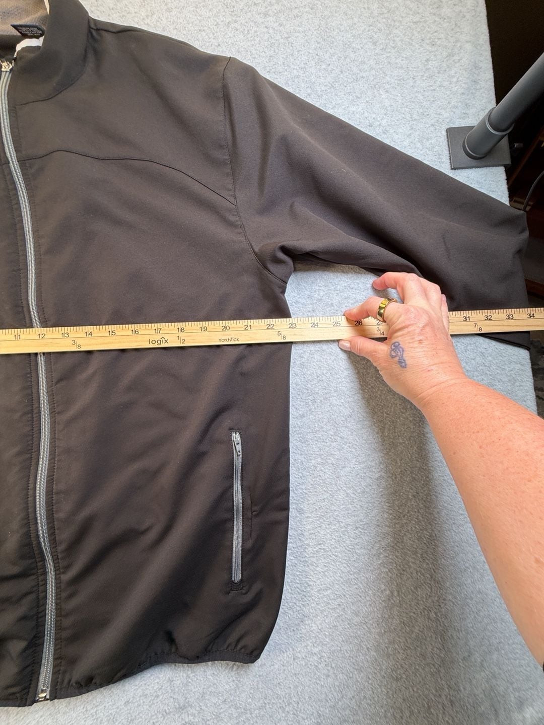Jacket Black Full Zip 4