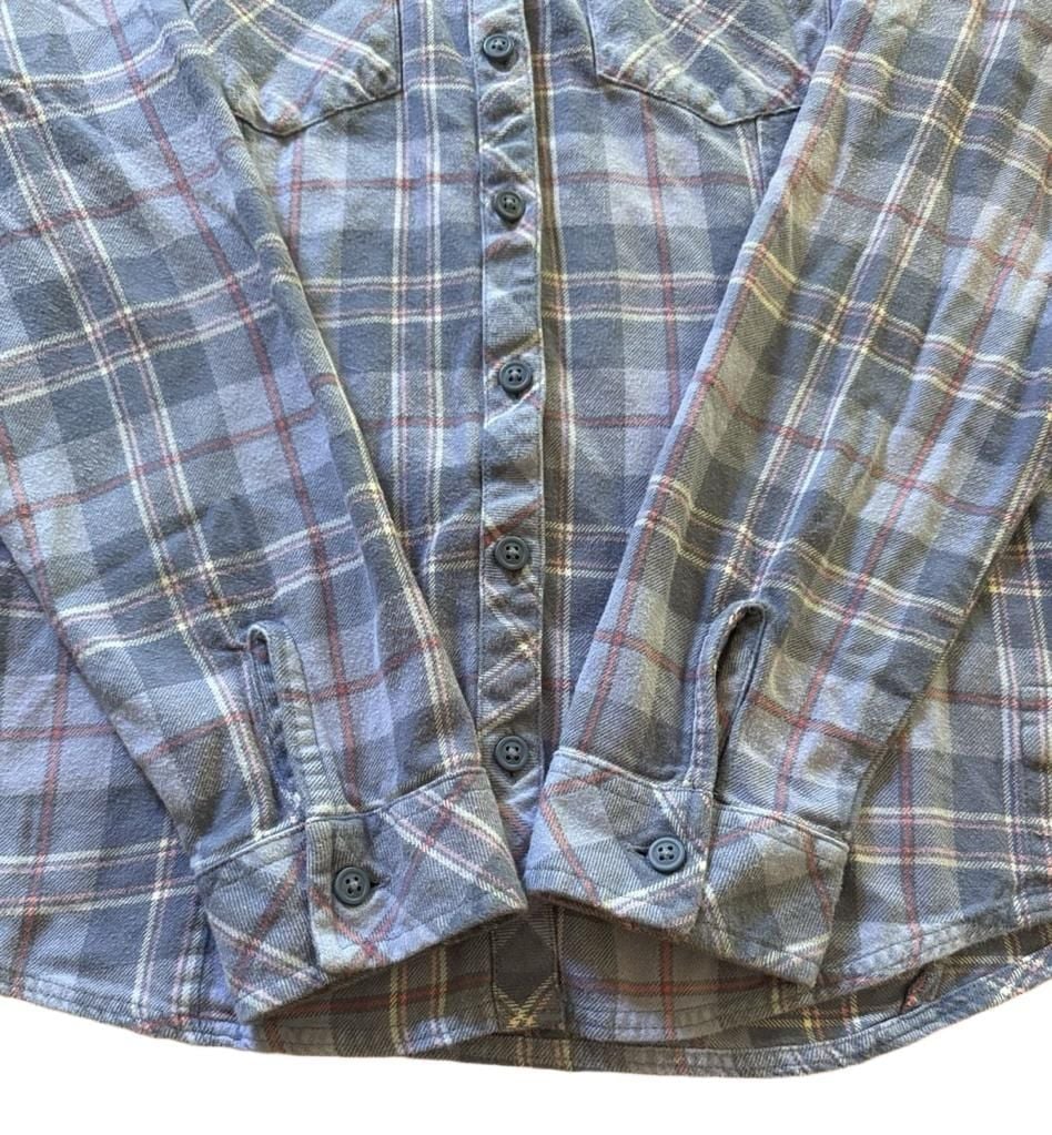 Columbia Sportswear Company Plaid Flannel Shirt Size S Purple Cotton 5