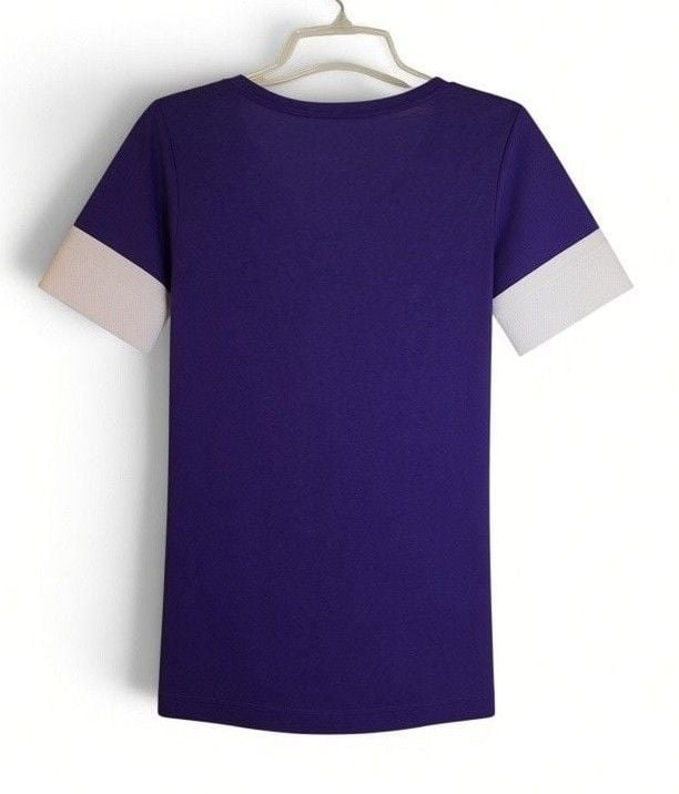 Nike Tigers V-Neck T-Shirt Size S Purple Dri-Fit 4