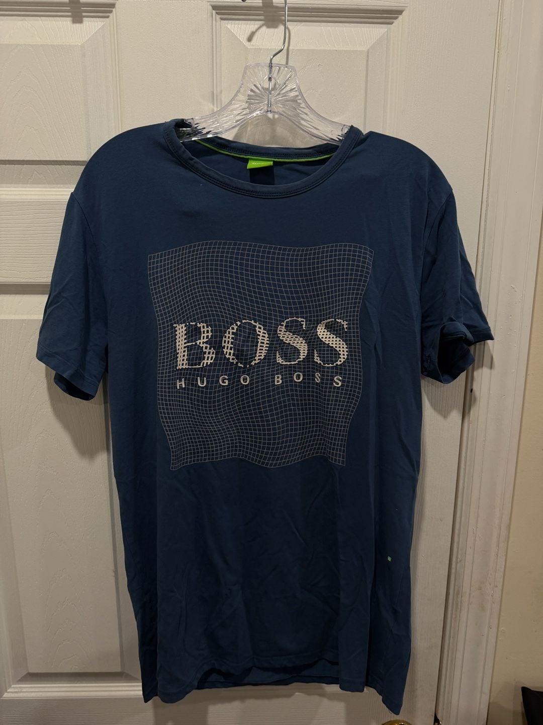 Hugo Boss Graphic T-Shirt Size M Blue Short Sleeve 2