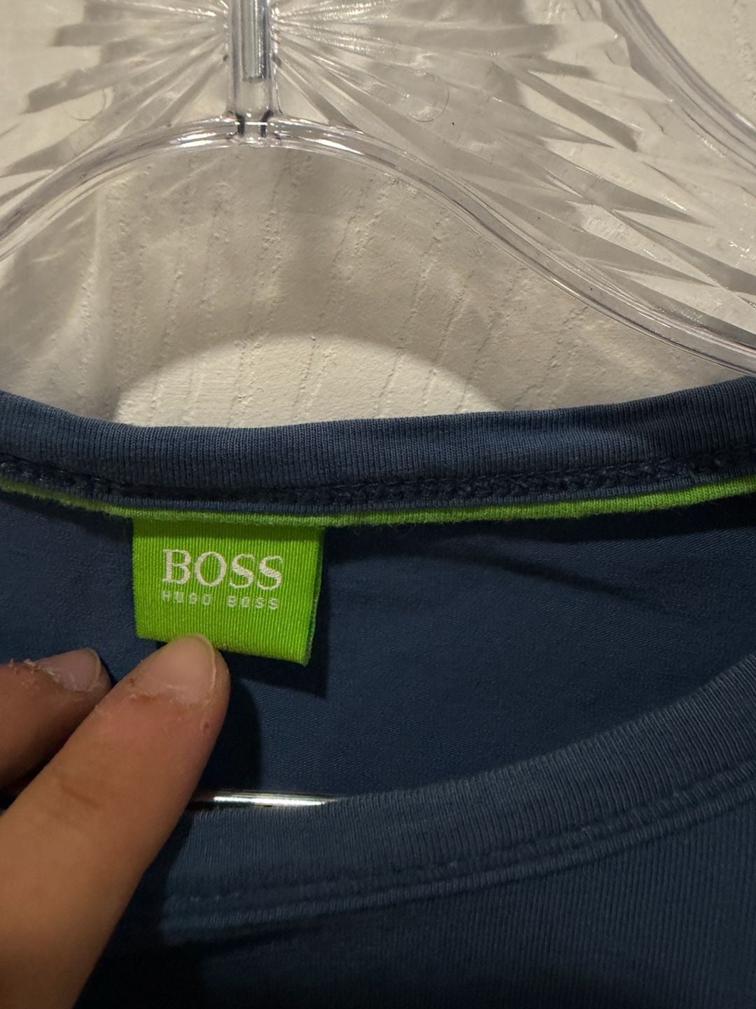 Hugo Boss Graphic T-Shirt Size M Blue Short Sleeve 3