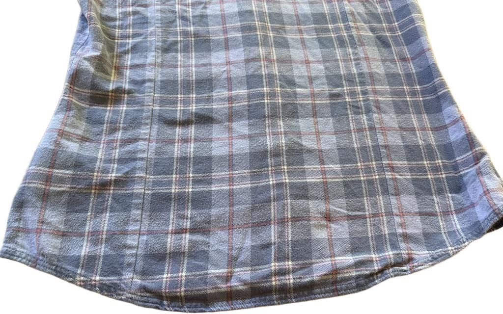 Columbia Sportswear Company Plaid Flannel Shirt Size S Purple Cotton 9
