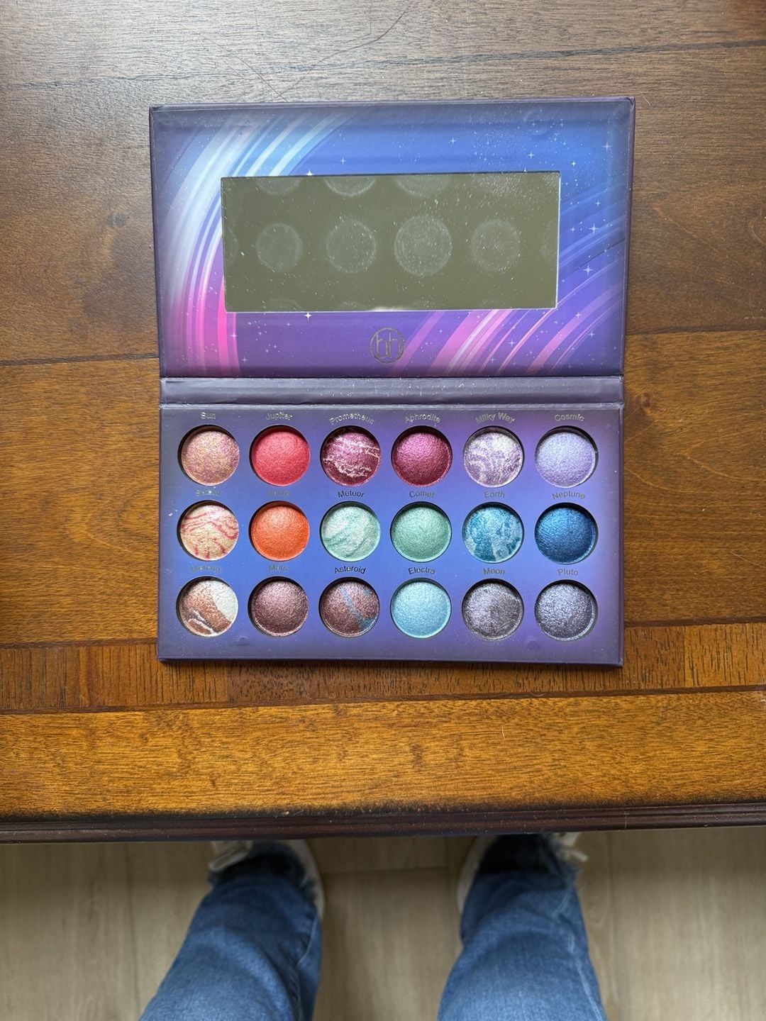 BH Cosmetics Galaxy Chic 18 Color Baked Eyeshadow Palette 3