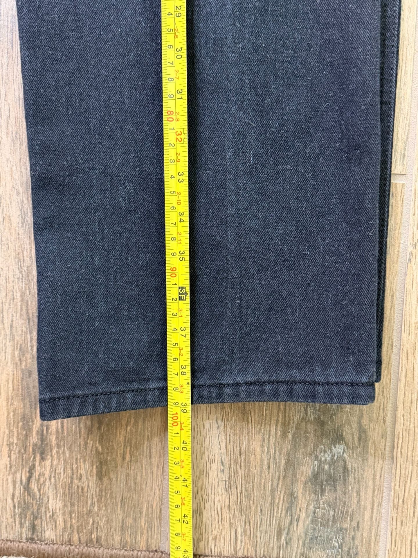 Rocawear Black Denim Jeans 34x30 Straight Leg Flap Pocket 7