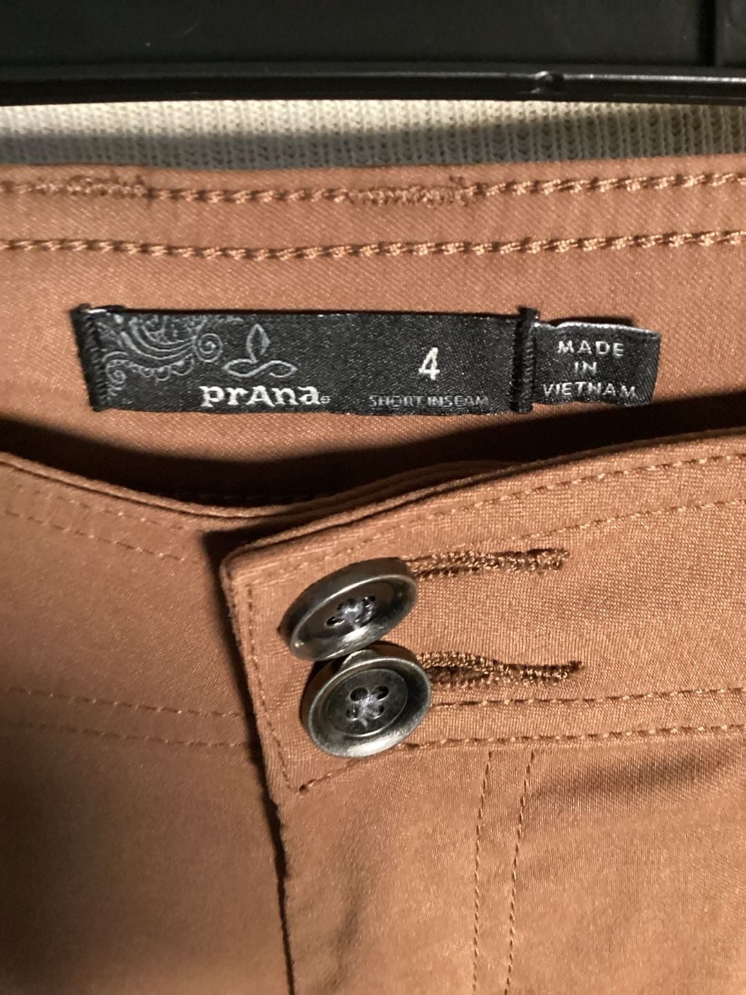 PrAna Hiking Pants Size 4 Brown Stretch Outdoor 3