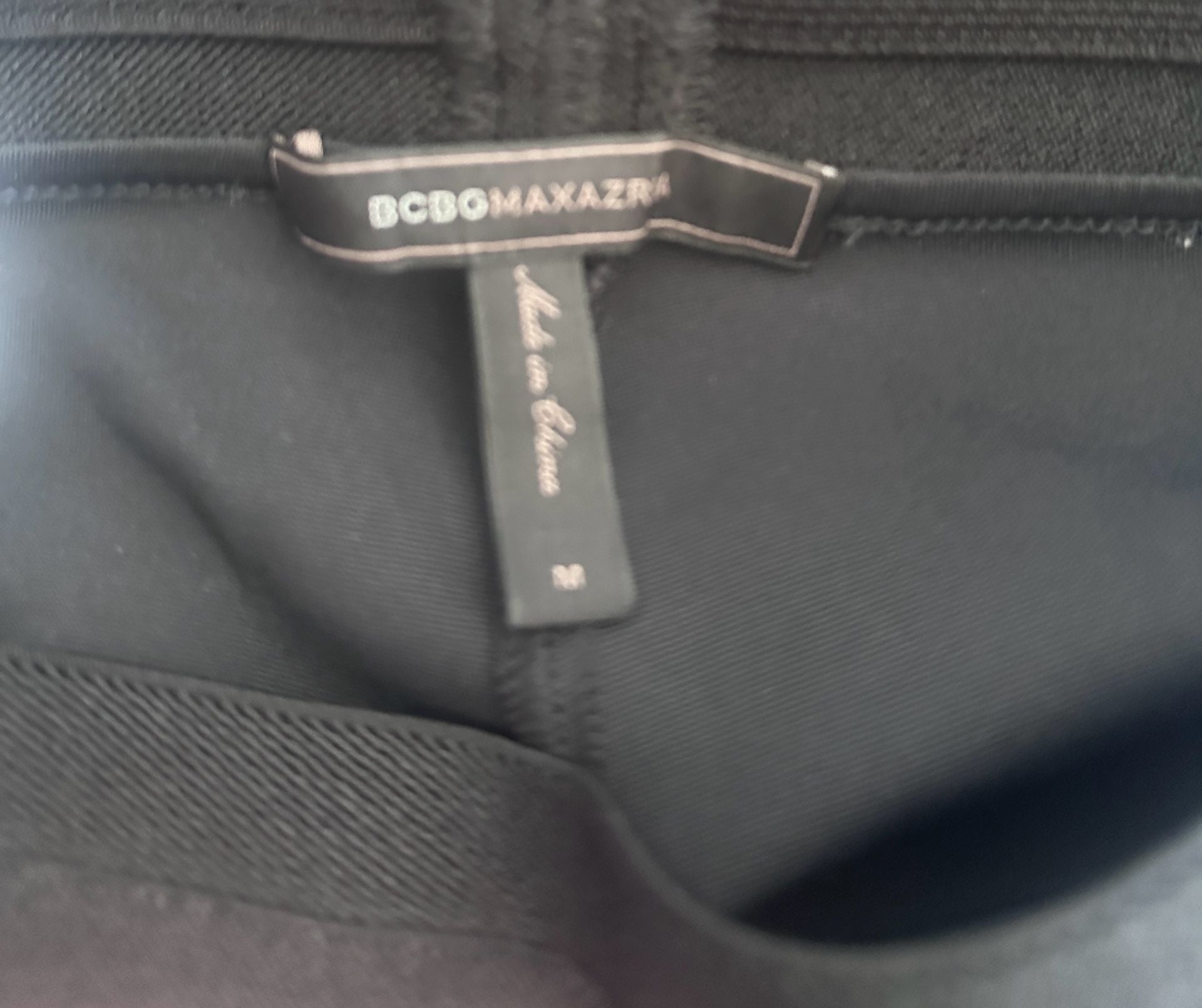 BCBGMaxAzria Elin Lace-Up Leggings Size M Black 5