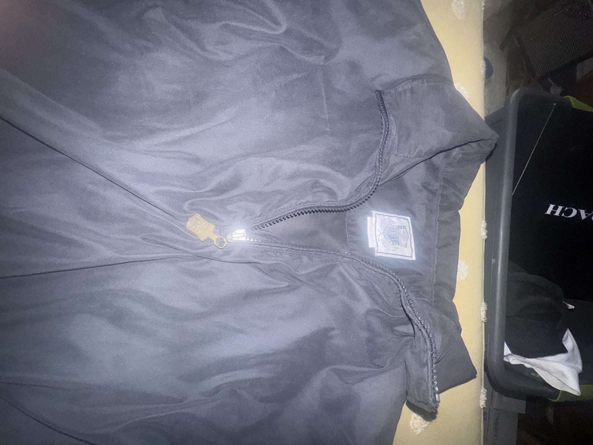 Pebble Beach Full Zip Windbreaker Jacket Black 2