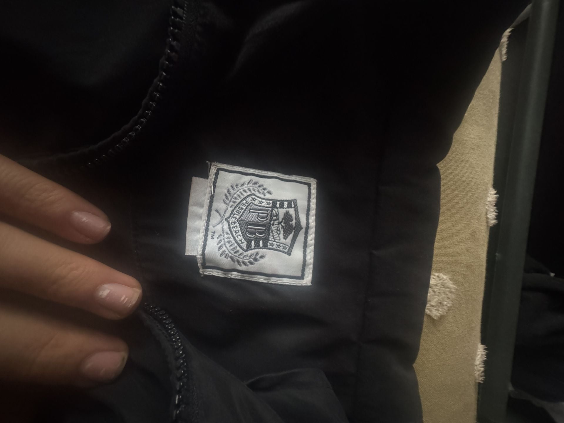 Pebble Beach Full Zip Windbreaker Jacket Black 3