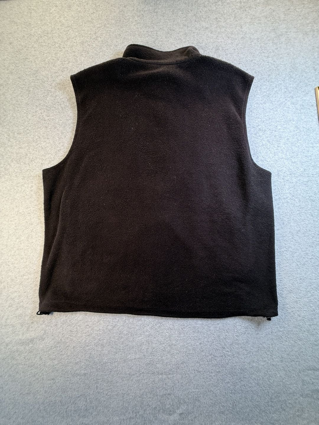 Woolrich Fleece Vest Size XL Black Full Zip Mock Neck Outerwear 8
