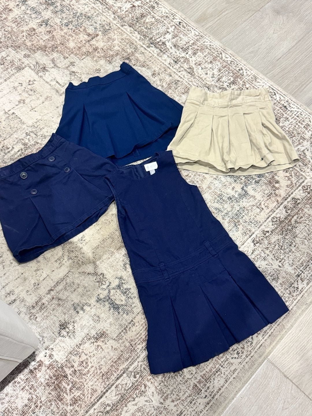 School Uniform bundle Size 5 Skirts and Dress 1