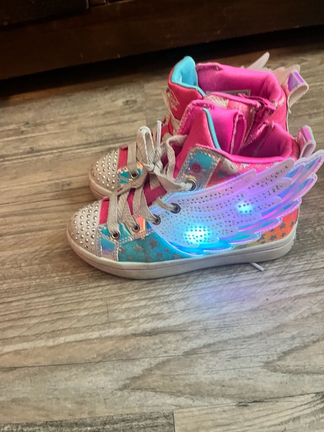 Skechers Twinkle Stars Light-Up Wing Sneakers 2