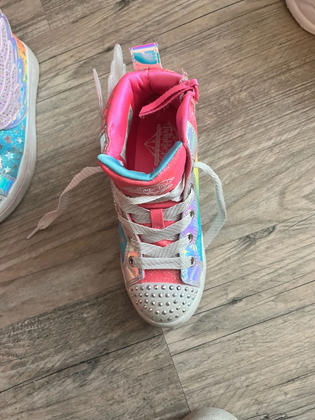 Skechers Twinkle Stars Light-Up Wing Sneakers 3