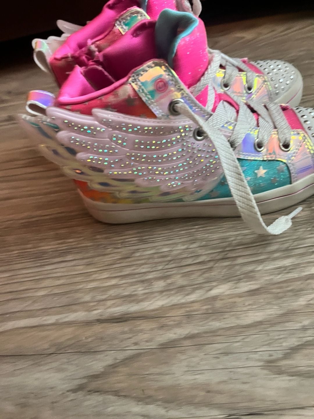 Skechers Twinkle Stars Light-Up Wing Sneakers 4
