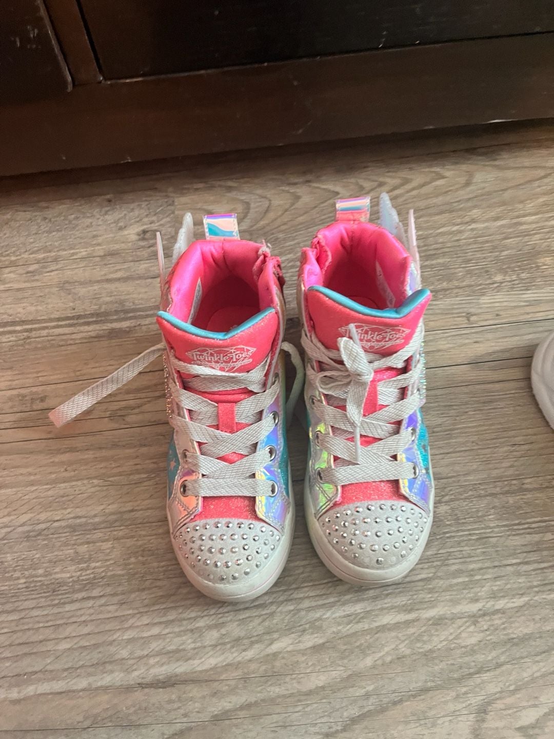 Skechers Twinkle Stars Light-Up Wing Sneakers 7