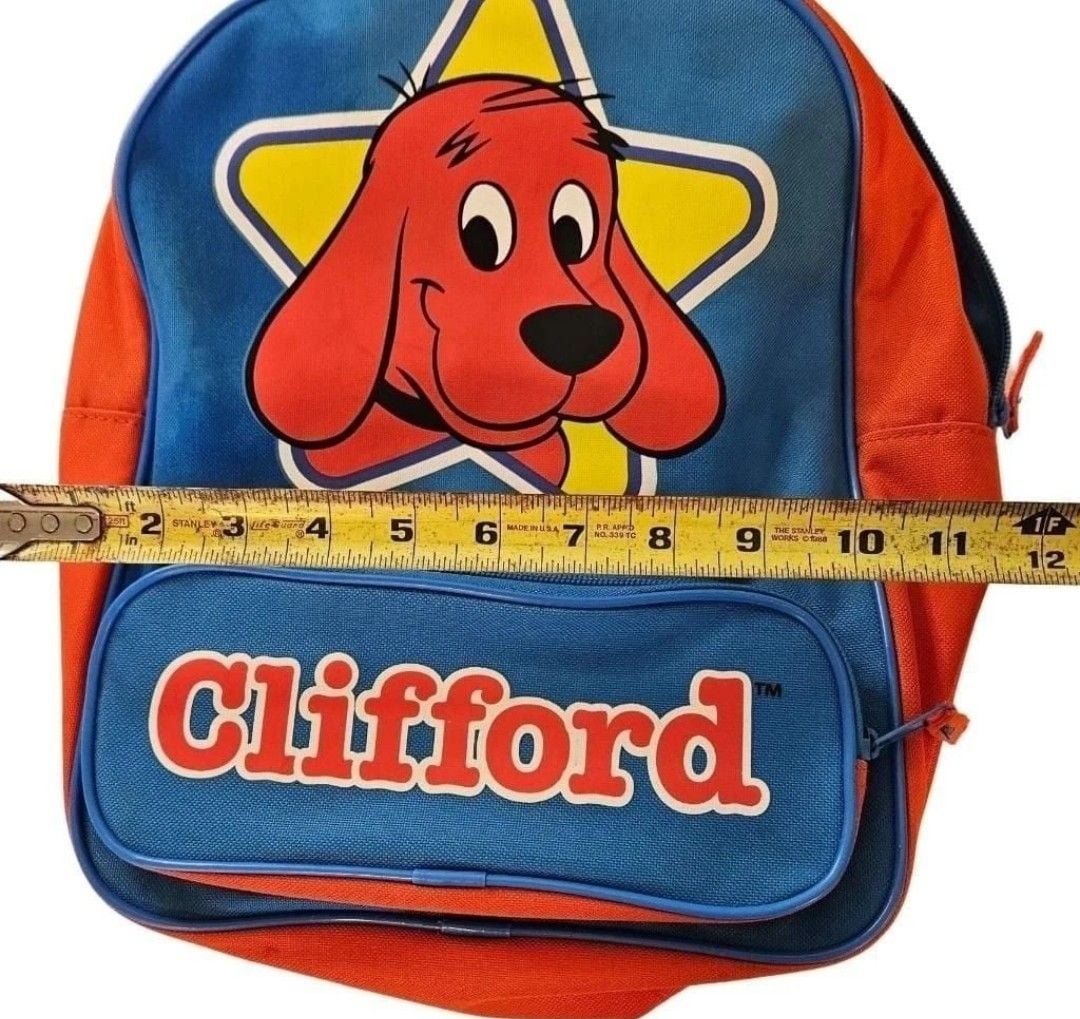 Clifford The Big Red Dog Backpack And Plush Toy Set 7