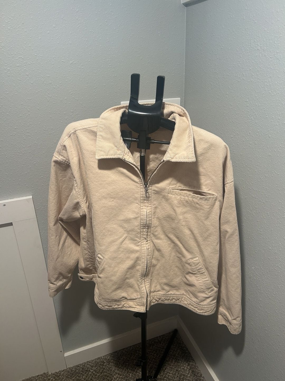 Wild Fable Corduroy Zip Jacket Size XL Beige Full Zip Cotton Outerwear 3
