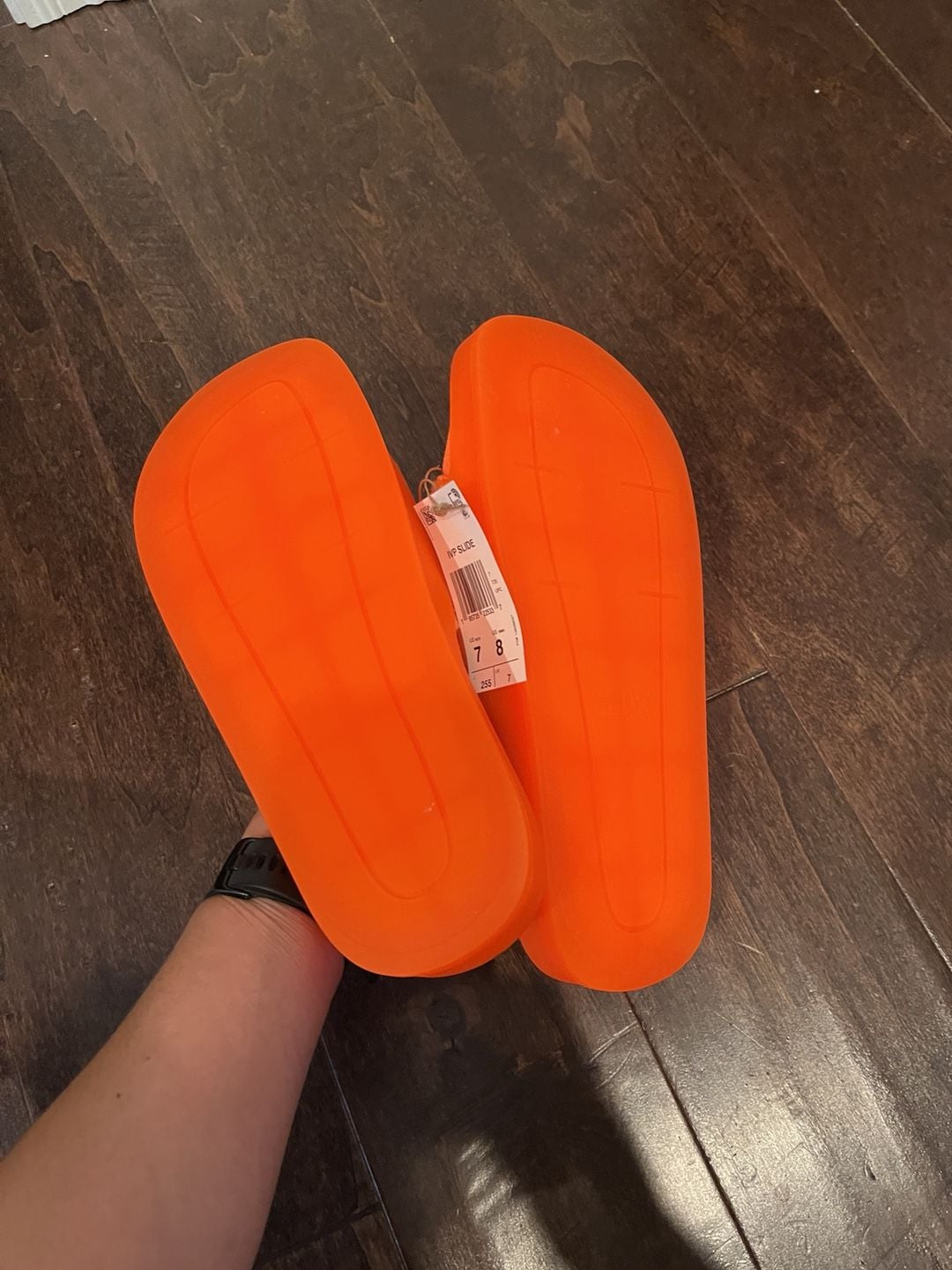 Adidas x Ivy Park IVP Slide Size 7 Men / 8 Women Orange Slides 6