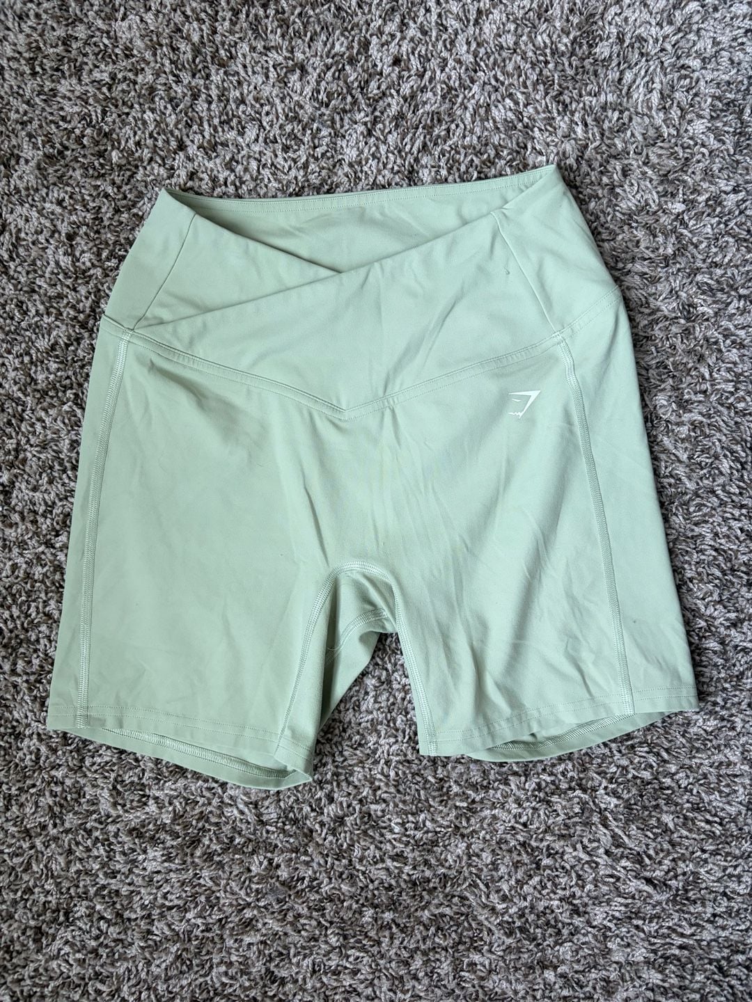 Gymshark Adapt Cross Waist Shorts Green 2