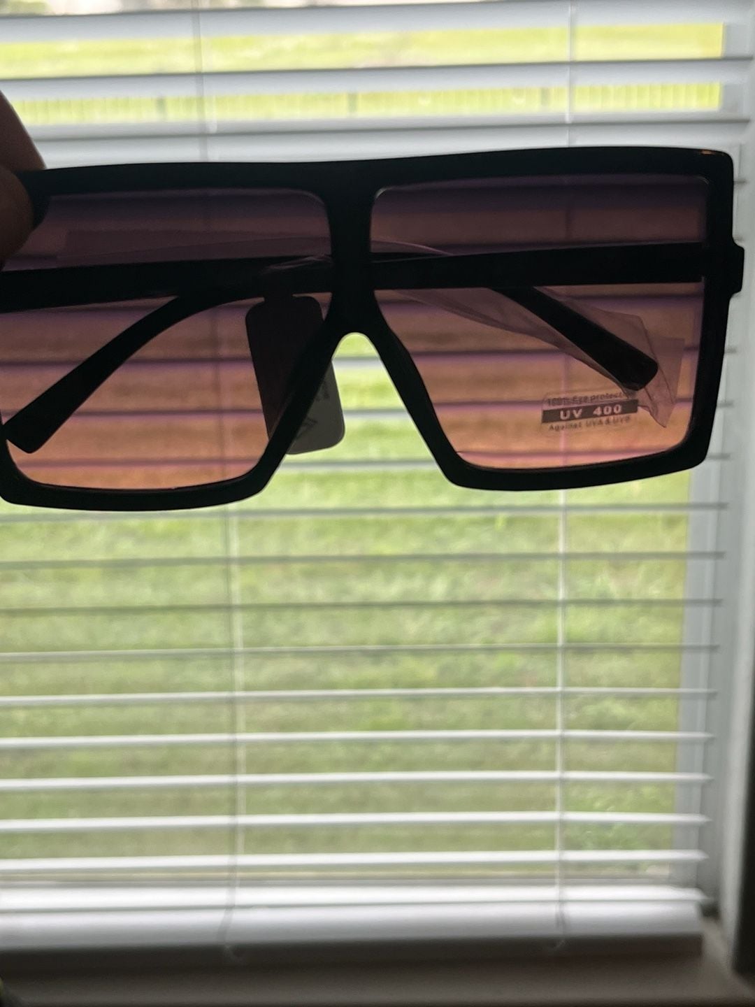 Fashion Nova The Other Side Sunglasses Black Rose OS New 2