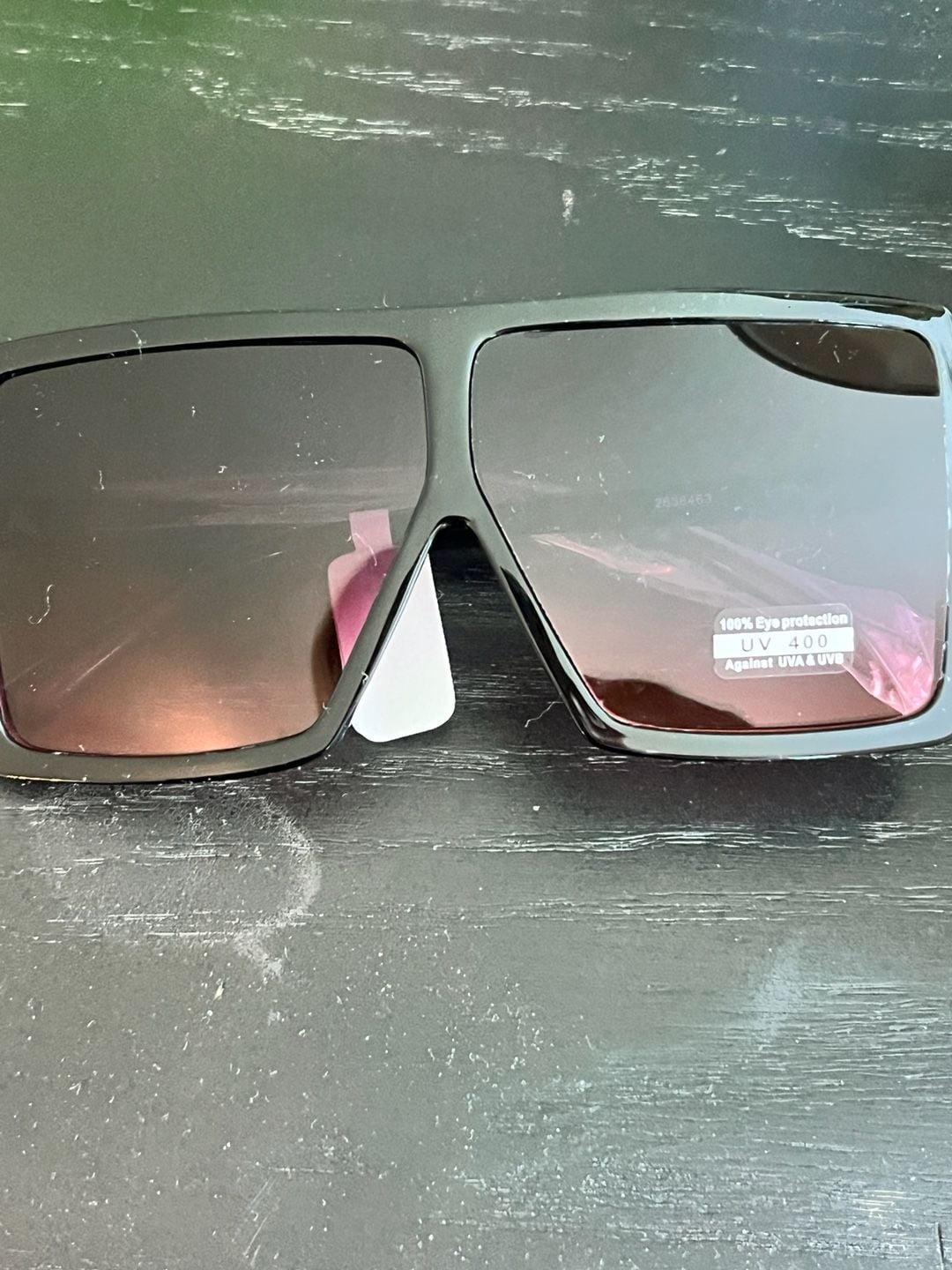Fashion Nova The Other Side Sunglasses Black Rose OS New 3