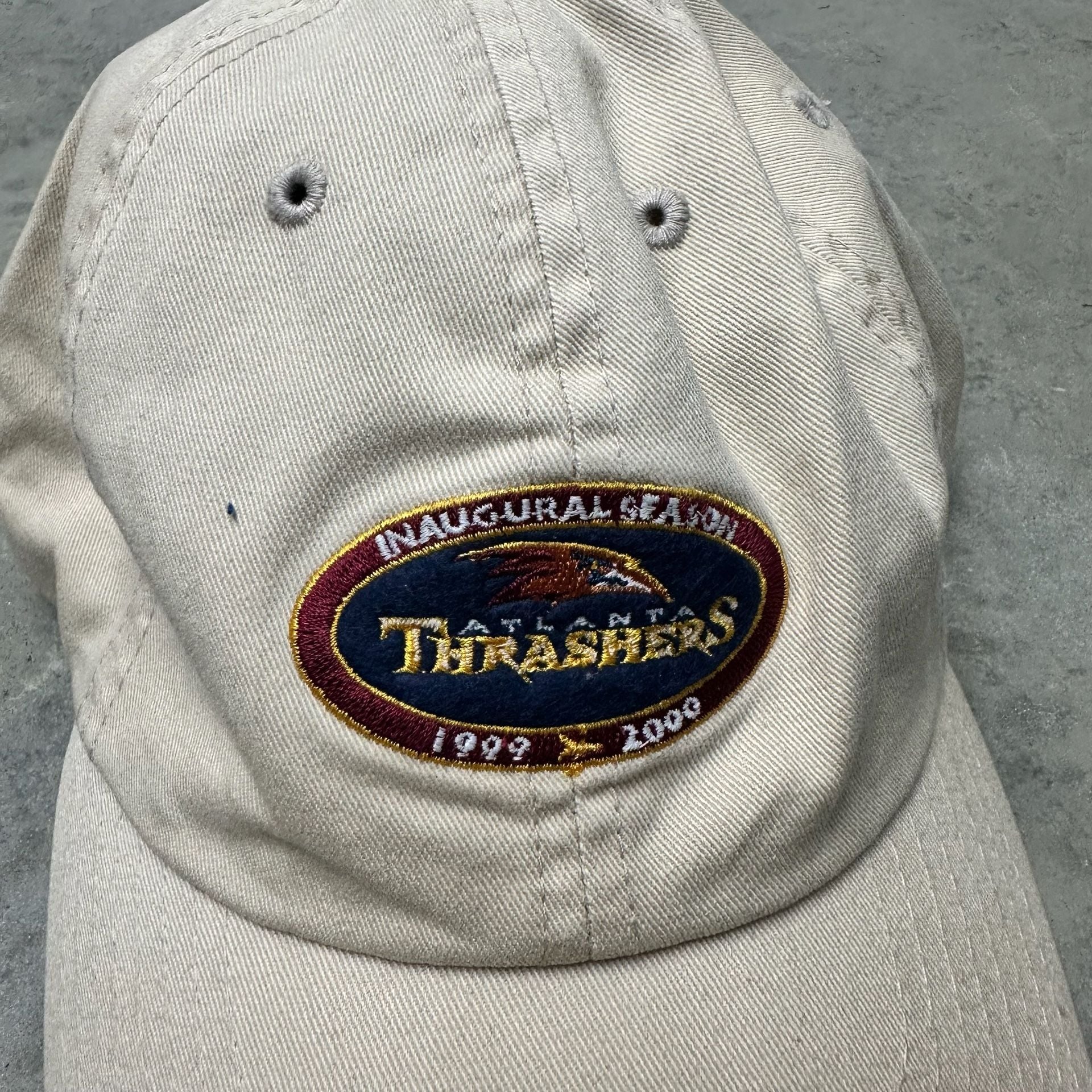 Vintage Atlanta Thrashers 1999-2000 Inaugural Season Hat 4