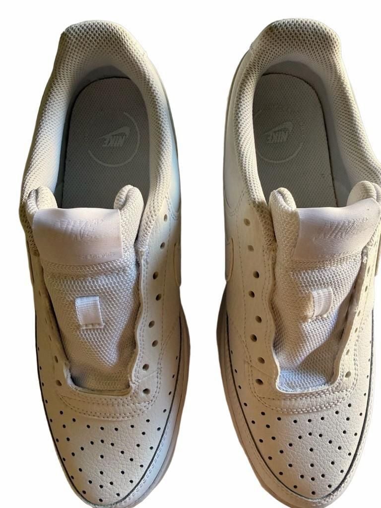 Nike Court Vision Alta White Sneakers 7