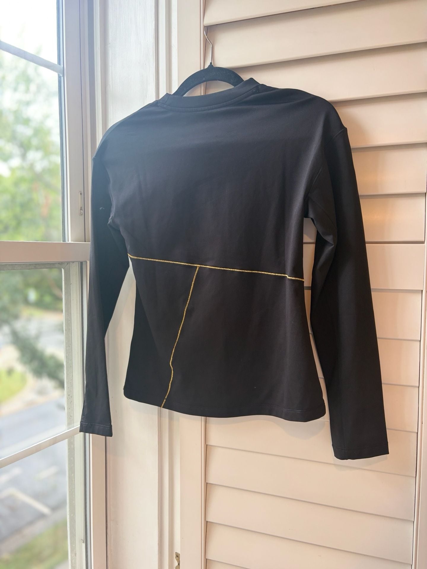 Nike PRO Warm Dri-Fit Long Sleeve Metallic Thermal Shirt Top Girls 3