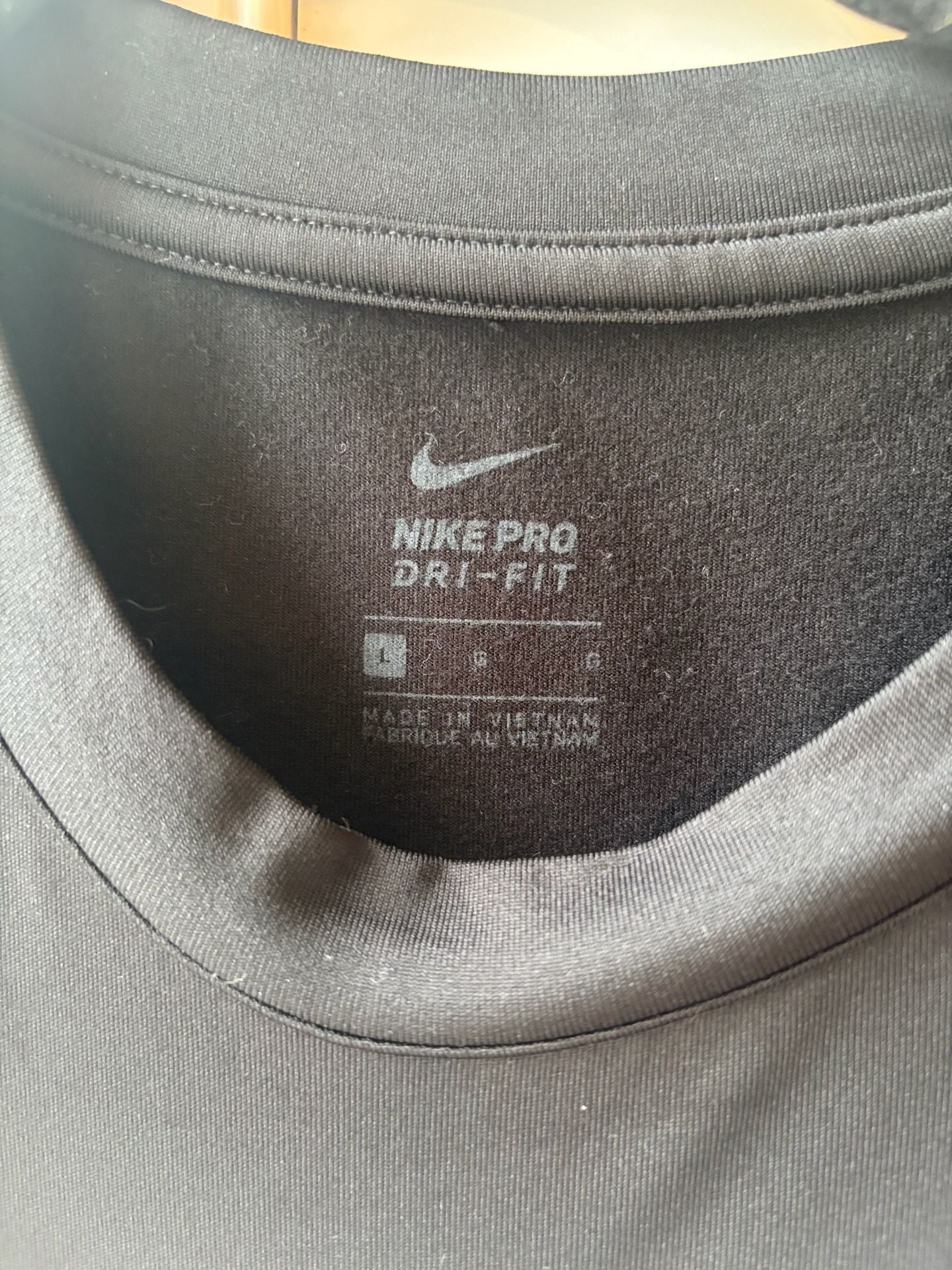 Nike PRO Warm Dri-Fit Long Sleeve Metallic Thermal Shirt Top Girls 5