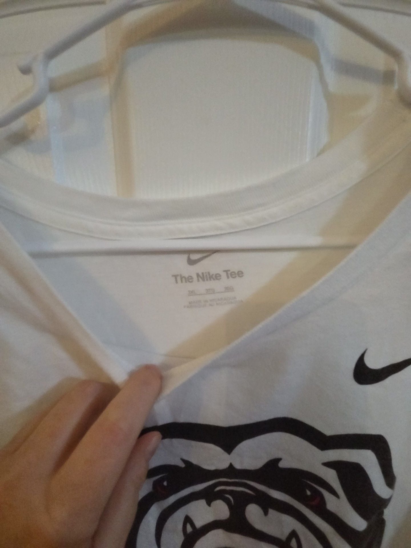 Nike Georgia Bulldogs The Nike Tee Size 3XL White T-Shirt 3